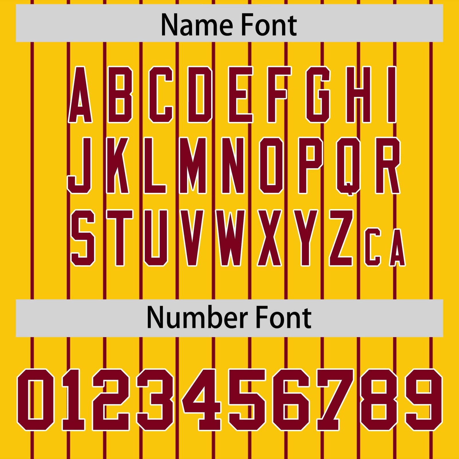 Custom Crimson Gold Pinstripe Personalized Two-Tone Authentic Baseball Jersey