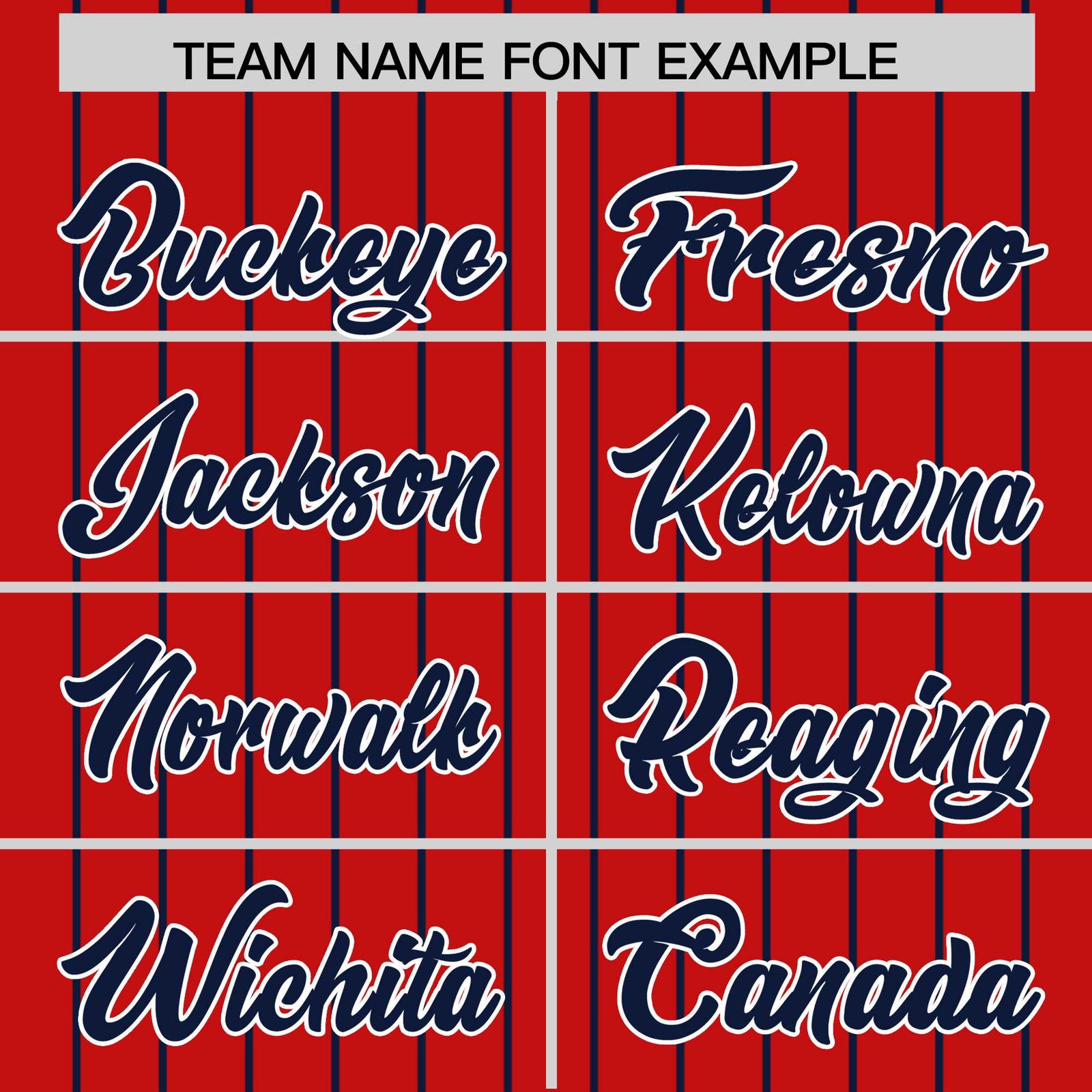 Custom Red Navy Pinstripe Personalized Two-Tone Authentic Baseball Jersey
