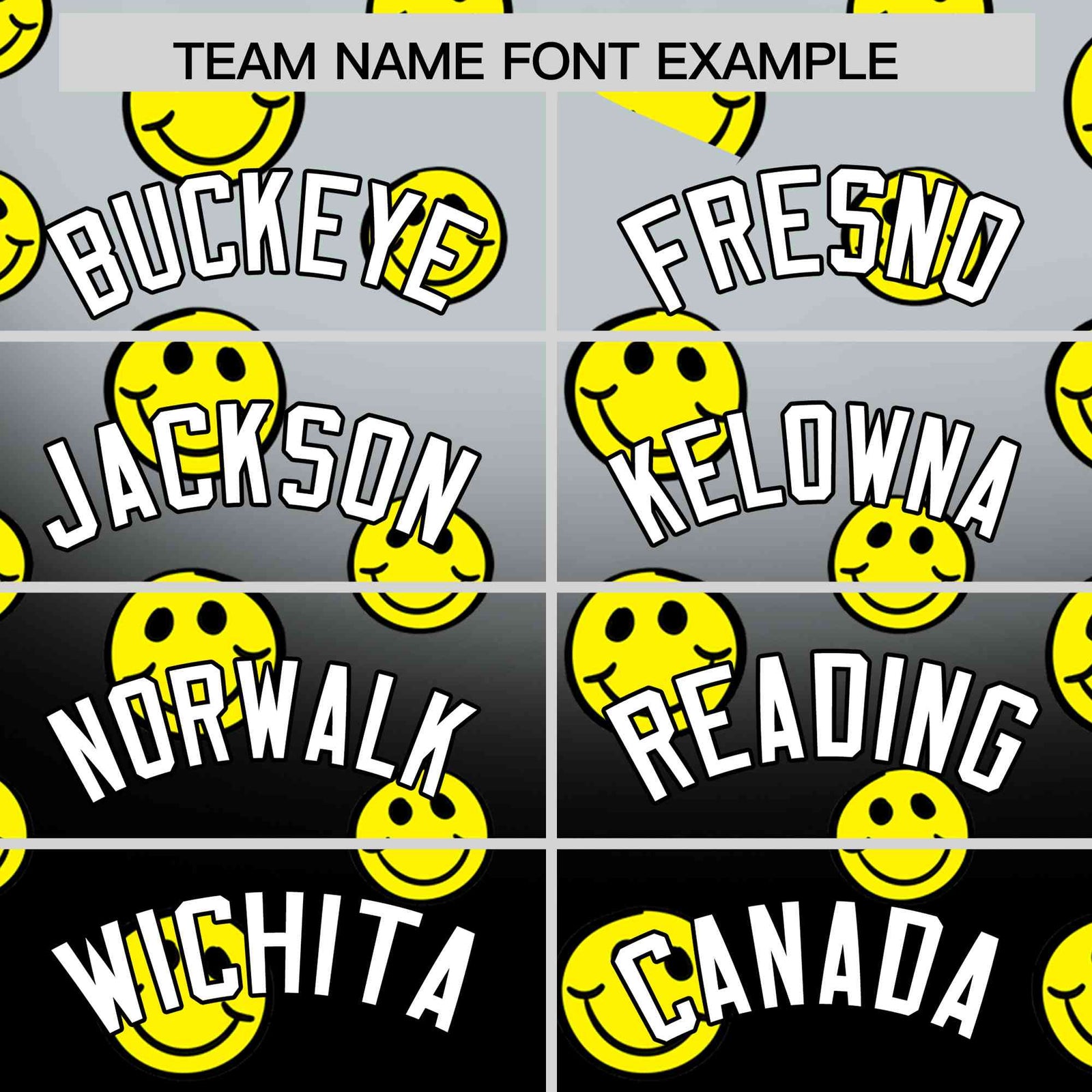 Custom Silver Black Graffiti Gradient Pattern Authentic Smile Baseball Jersey