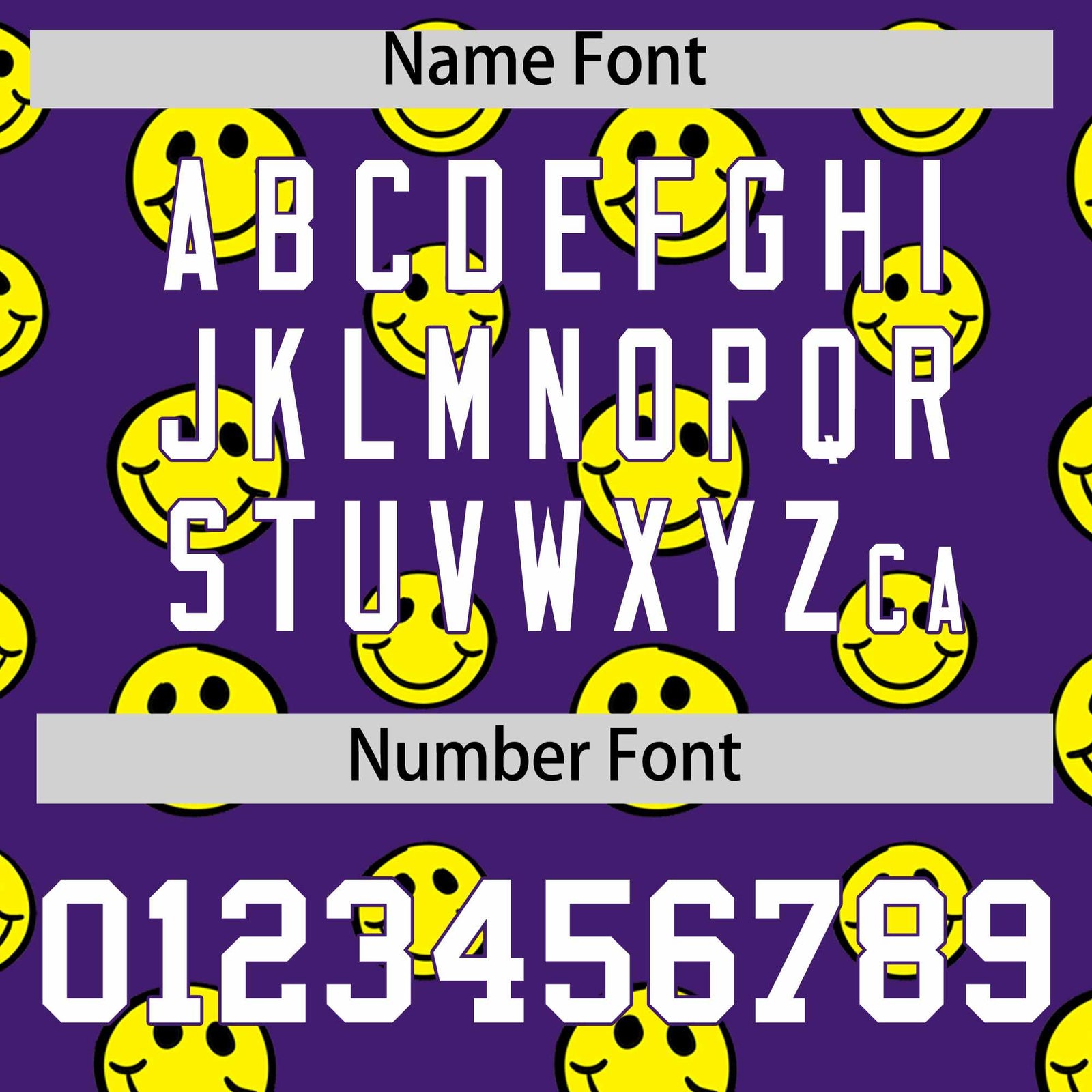 Custom Gold Purple Graffiti Gradient Pattern Authentic Smile Baseball Jersey