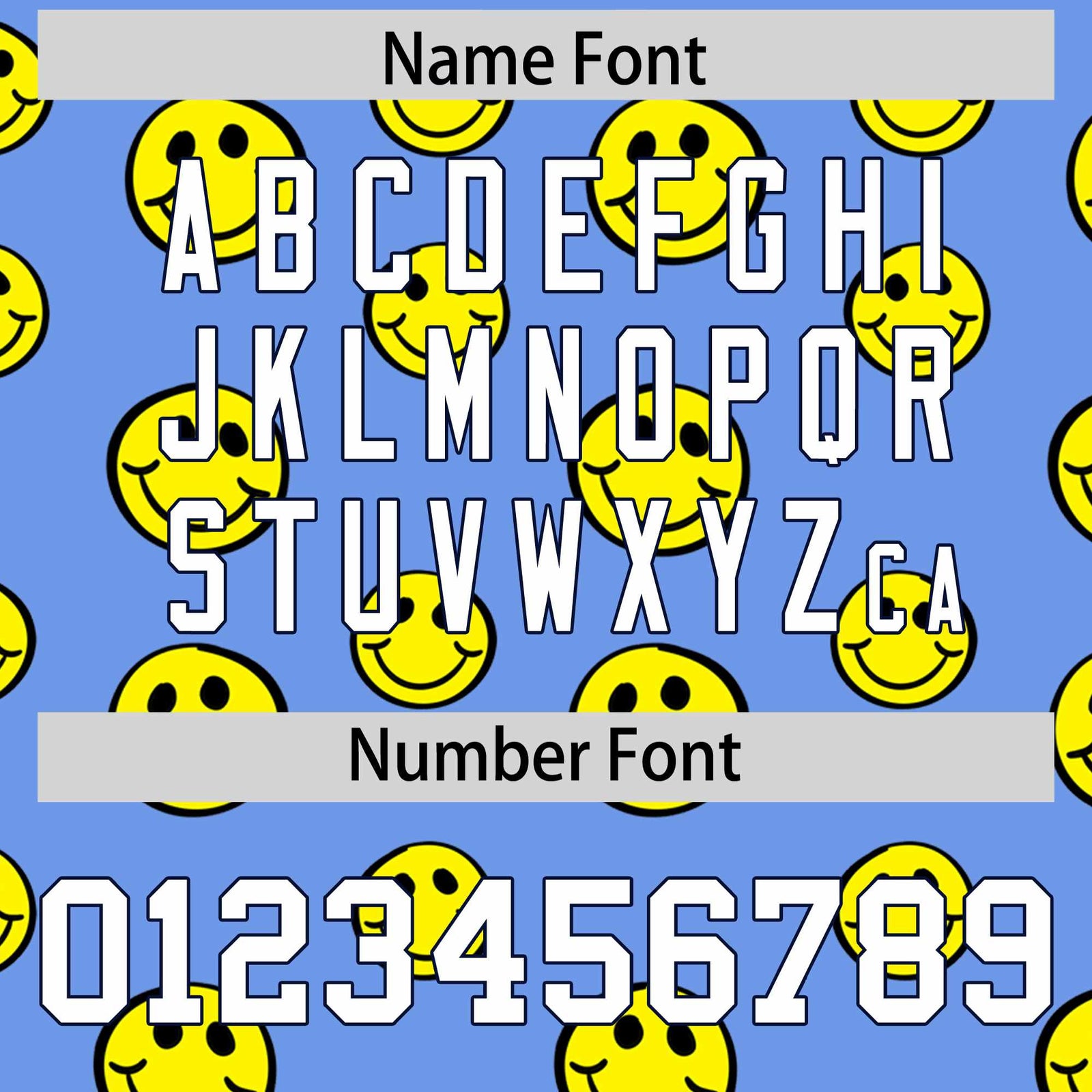 Custom Navy Light Blue Graffiti Gradient Pattern Authentic Smile Baseball Jersey