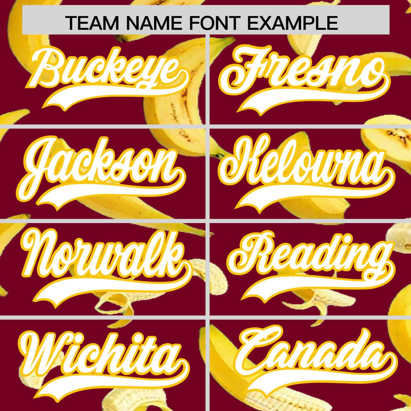 Custom Crimson Banana Graffiti Pattern Fashion Authentic Baseball Jersey | Graffiti Pattern | Embroidery&Dye-sublimation printing | KXKSHOP