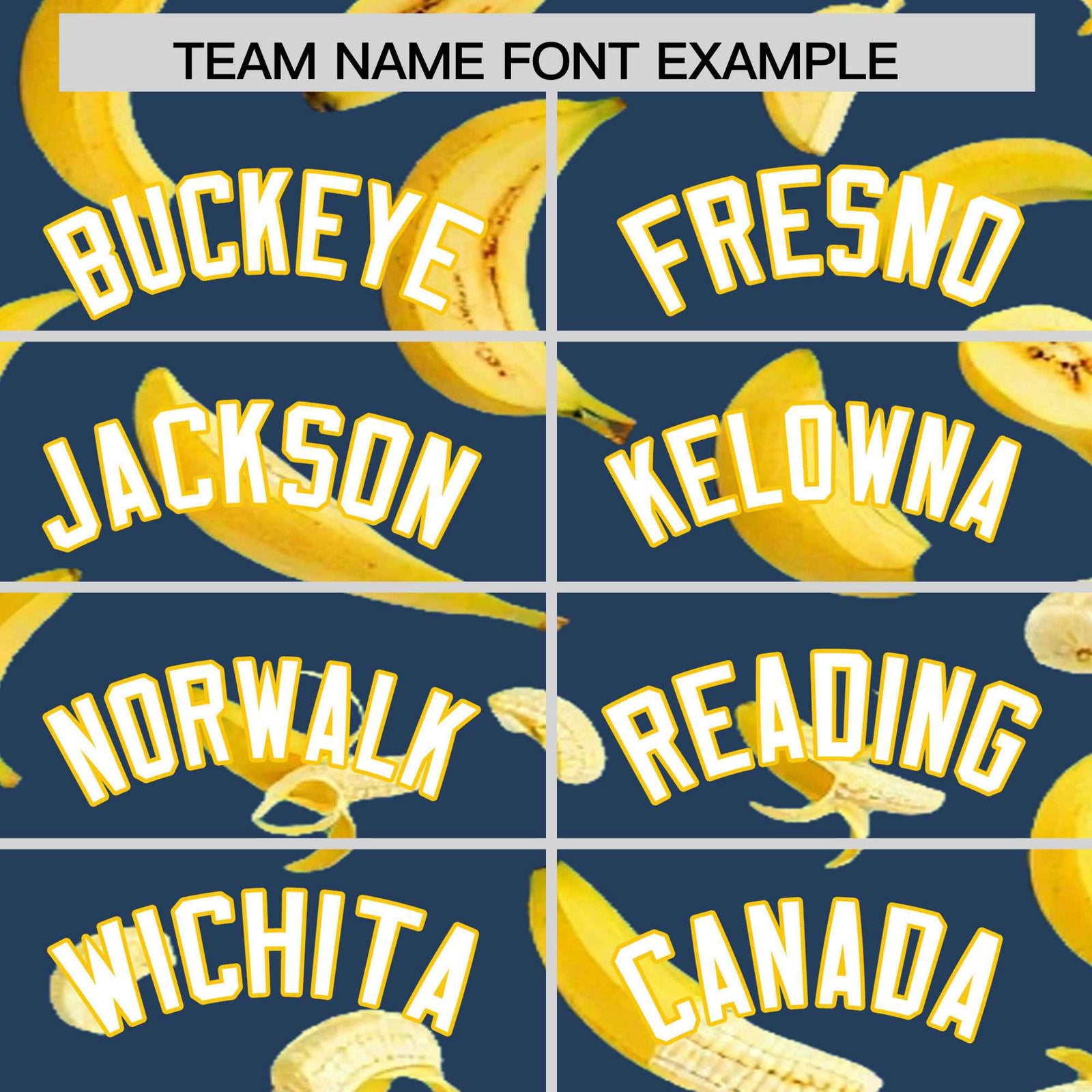 Custom Midnight Blue Banana Graffiti Pattern Fashion Authentic Baseball Jersey | Graffiti Pattern | Embroidery&Dye-sublimation printing | KXKSHOP