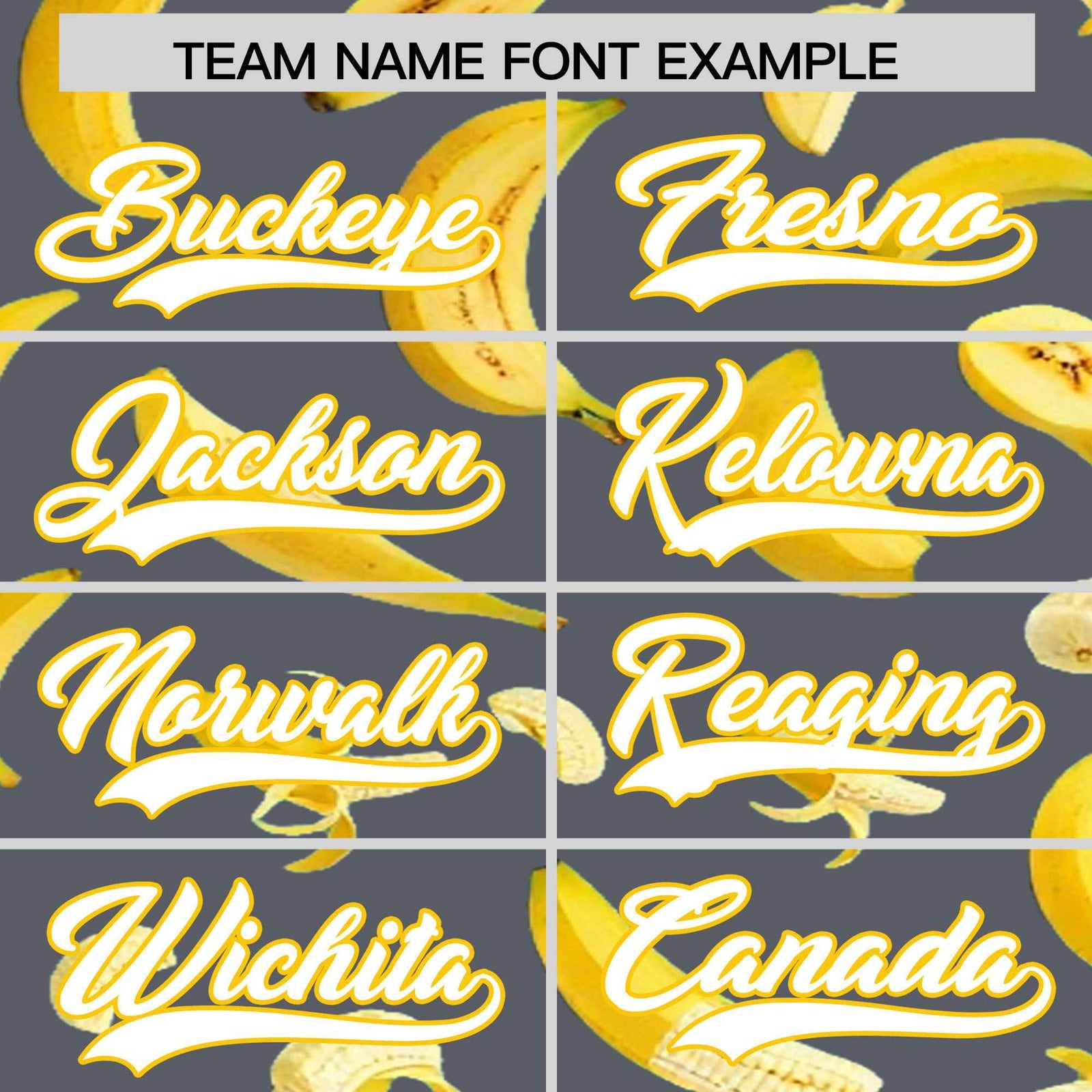 Custom Gray Banana Graffiti Pattern Fashion Authentic Baseball Jersey | Graffiti Pattern | Embroidery&Dye-sublimation printing | KXKSHOP
