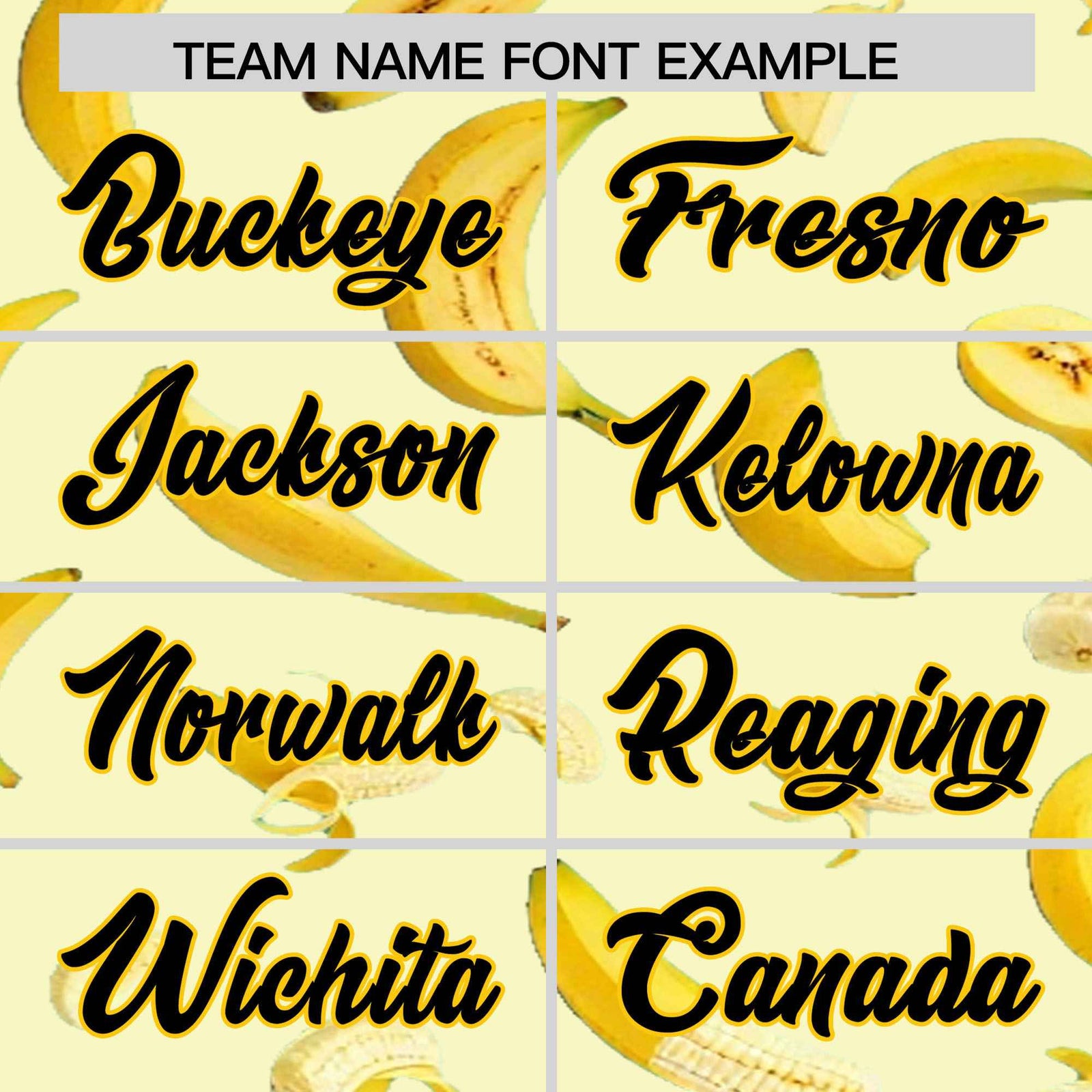 Custom Cream Banana Graffiti Pattern Fashion Authentic Baseball Jersey | Graffiti Pattern | Embroidery&Dye-sublimation printing | KXKSHOP