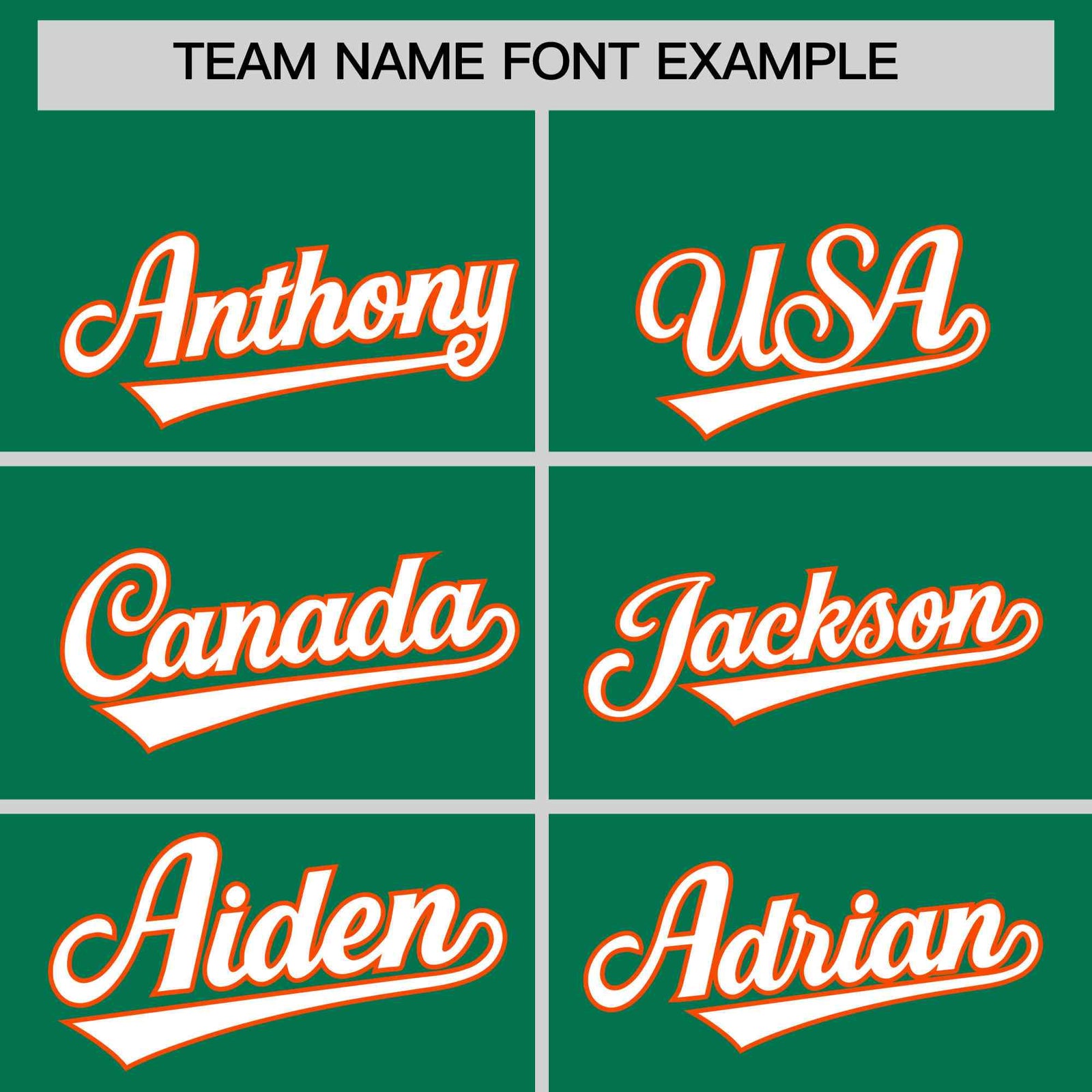 Custom Kelly Green Orange Star Pattern Thick Stripes Baseball Jersey| KXKSHOP