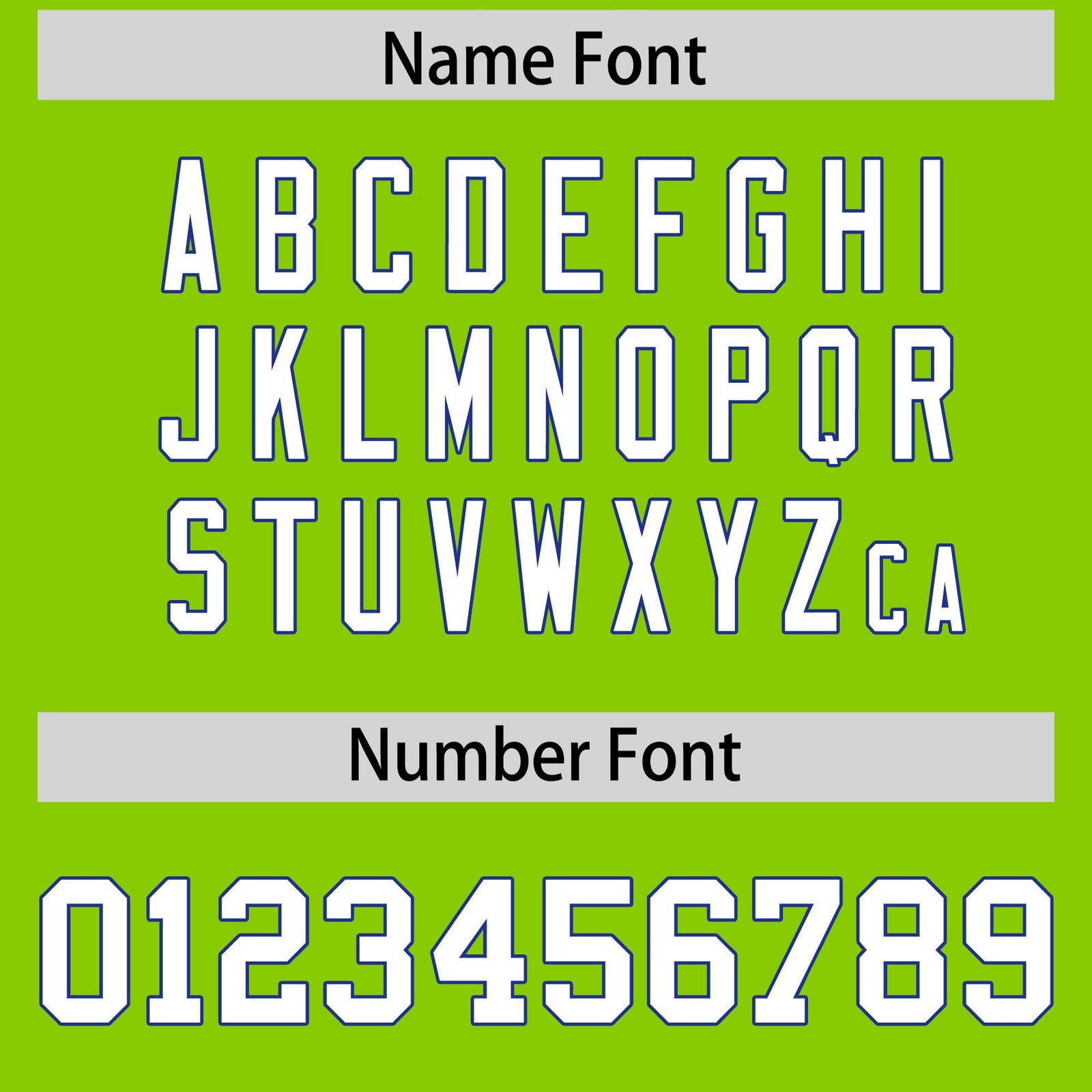 Custom Neon Green Royal Blue Star Pattern Thick Stripes Baseball Jersey