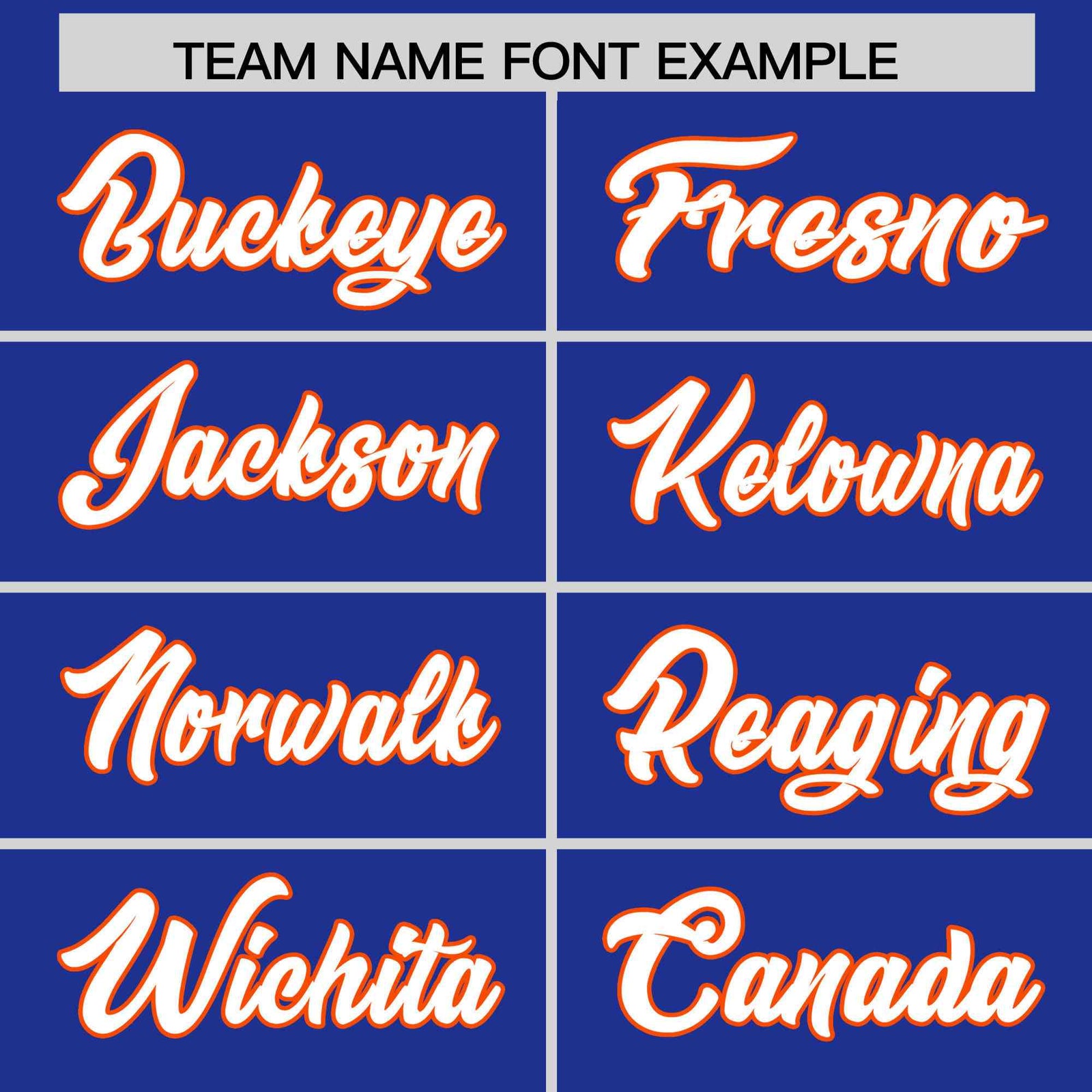 Custom Royal Blue Orange Star Pattern Thick Stripes Baseball Jersey