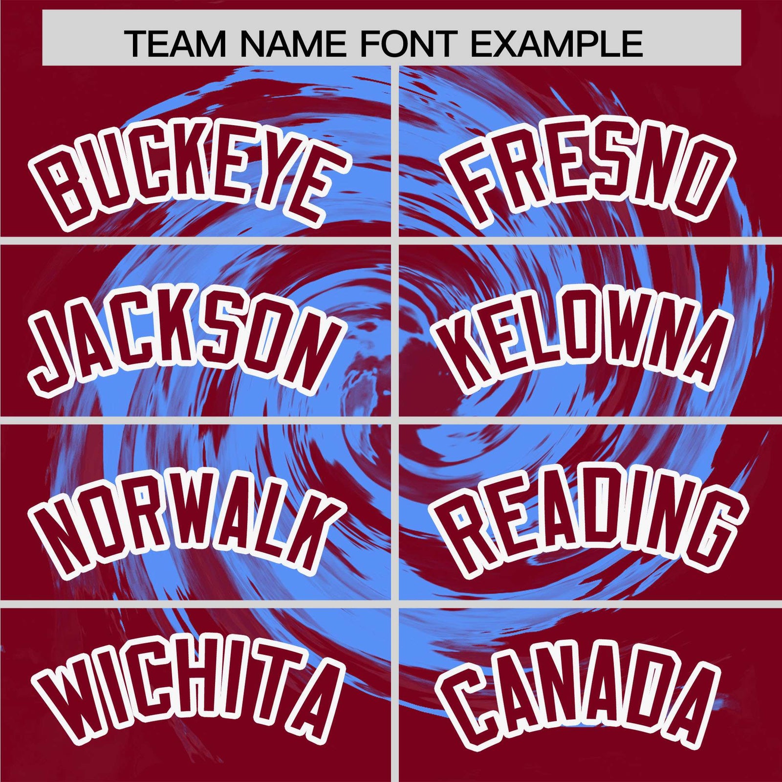 Custom Powder Blue Crimson Swirl Graffiti Pattern Authentic Baseball Jersey