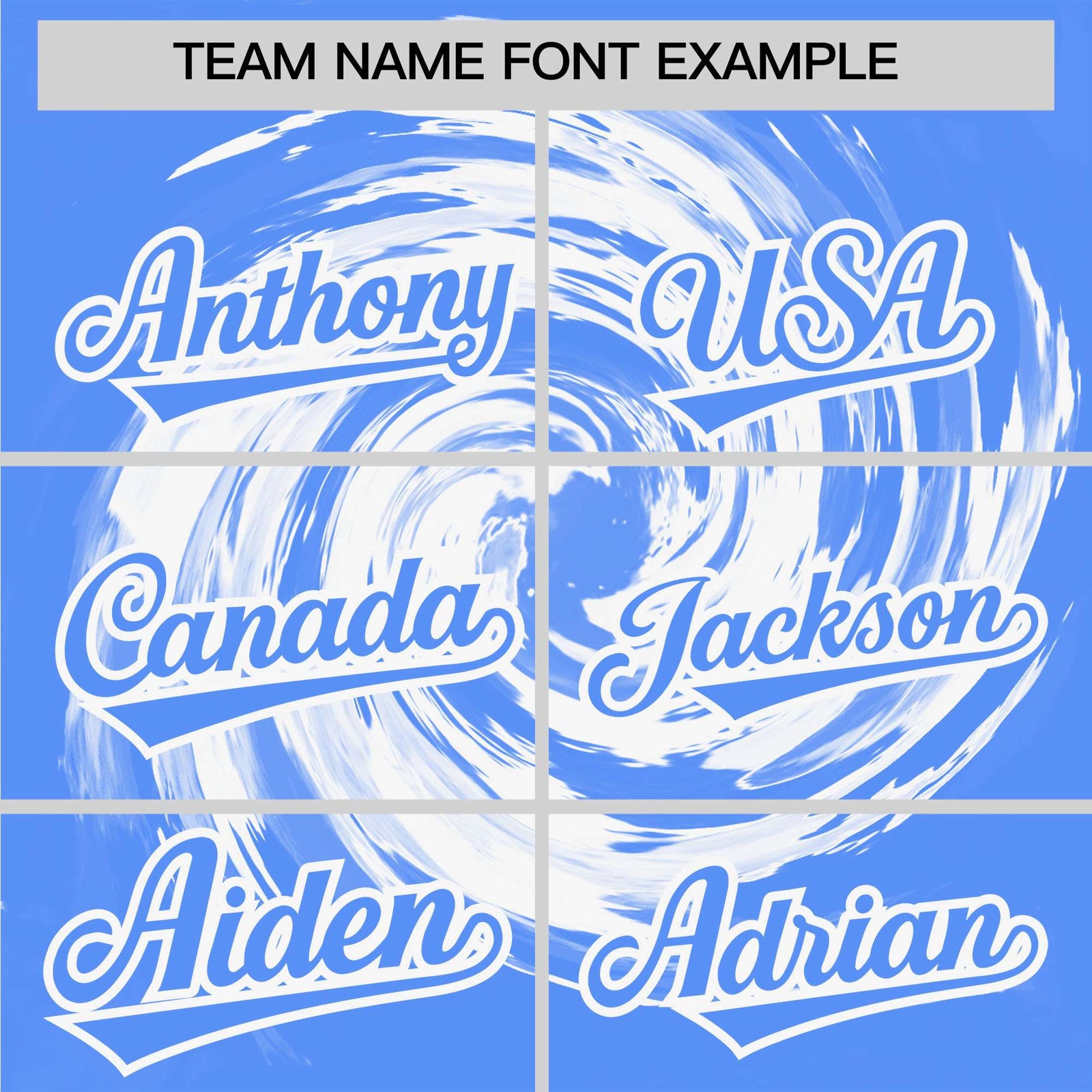 Custom White Powder Blue Swirl Graffiti Pattern Authentic Baseball Jersey
