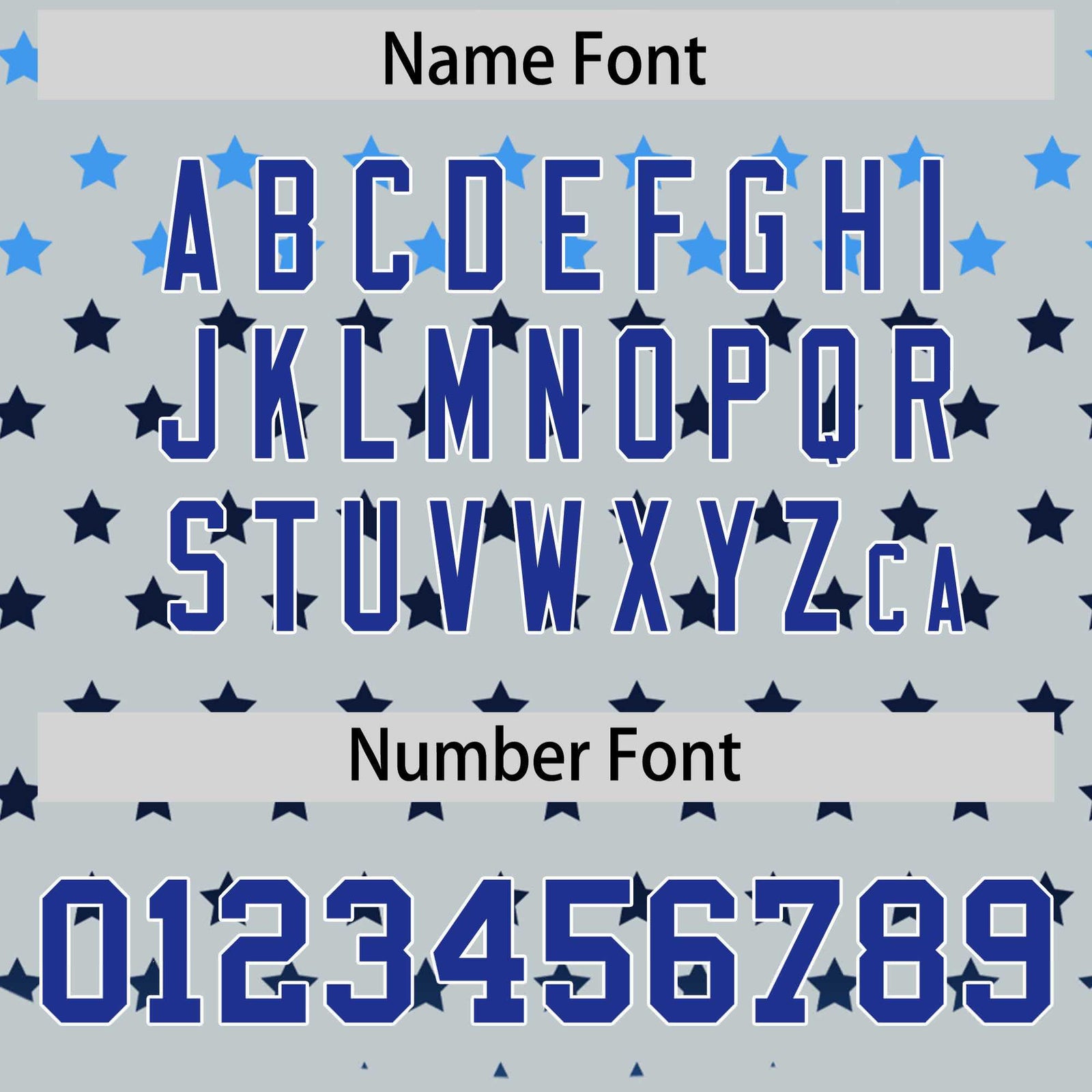 Custom Silver Royal-White Raglan Sleeve Personalized Star Print Authentic Baseball Jersey