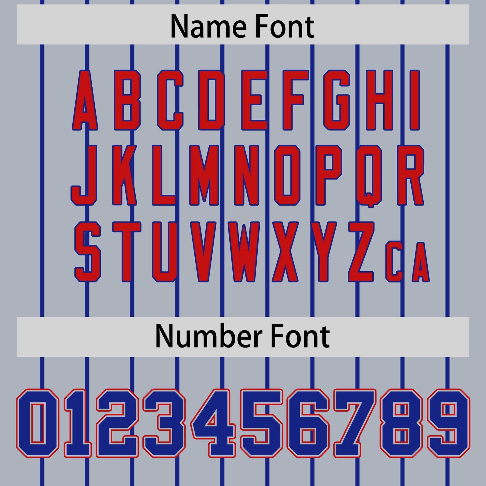 Custom Navy Royal Stripe Fashion Sleeves Gradient Authentic Baseball Jersey