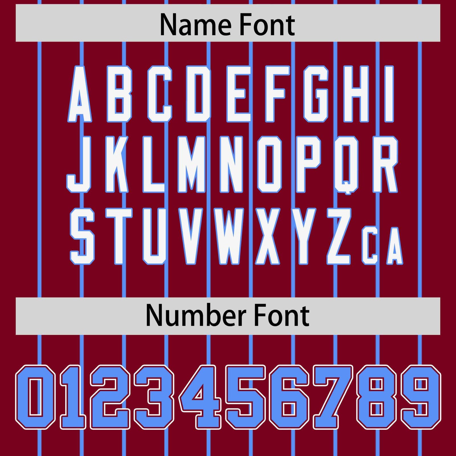 Custom Crimson Powder Blue Stripe Fashion Sleeves Gradient Authentic Baseball Jersey