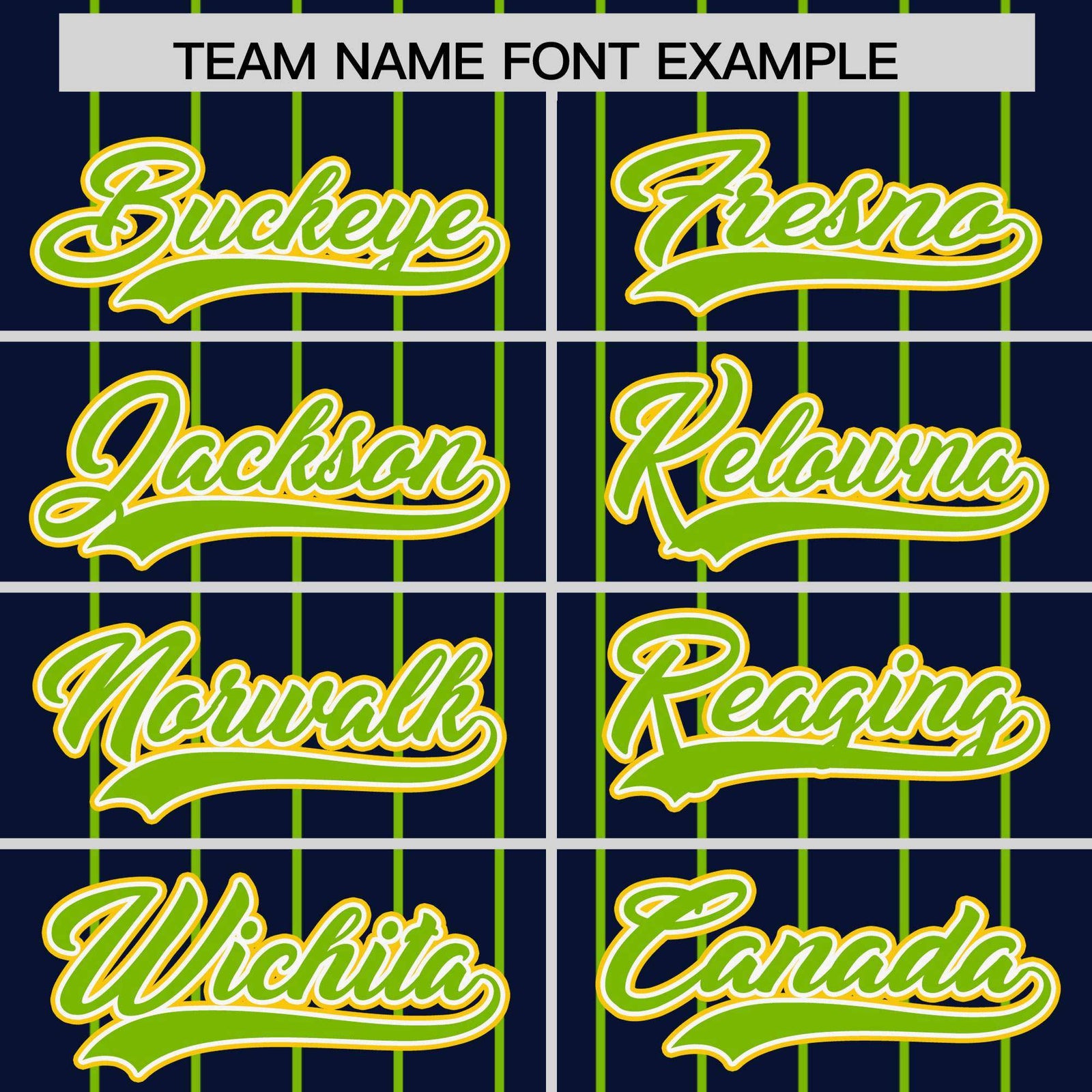 Custom Navy Neon Green Stripe Fashion Sleeves Gradient Authentic Baseball Jersey