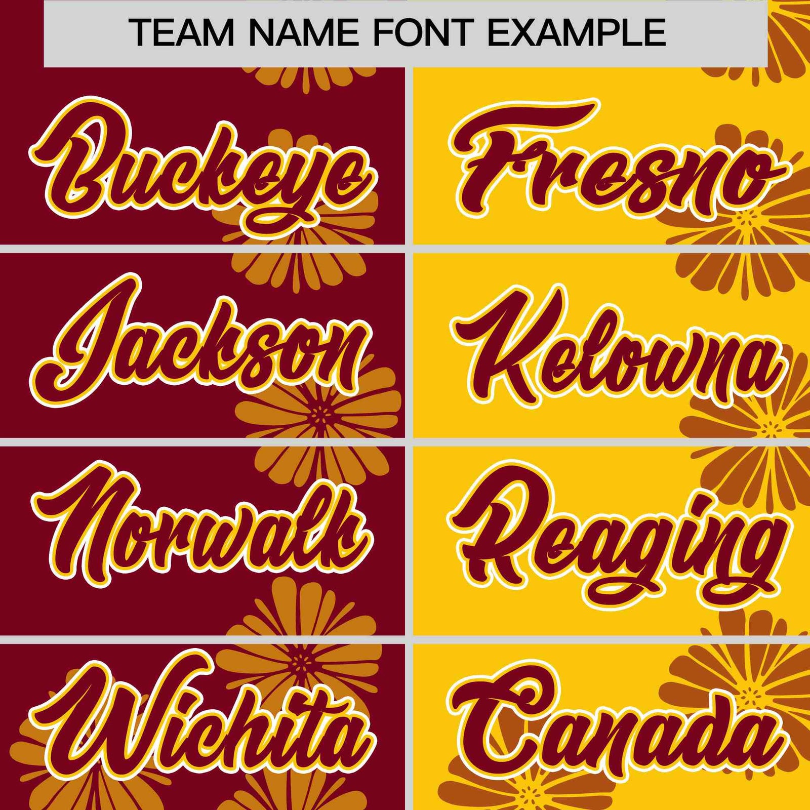 Custom Crimson Gold Split Fashion Flower Graffiti Pattern Authentic Baseball Jersey