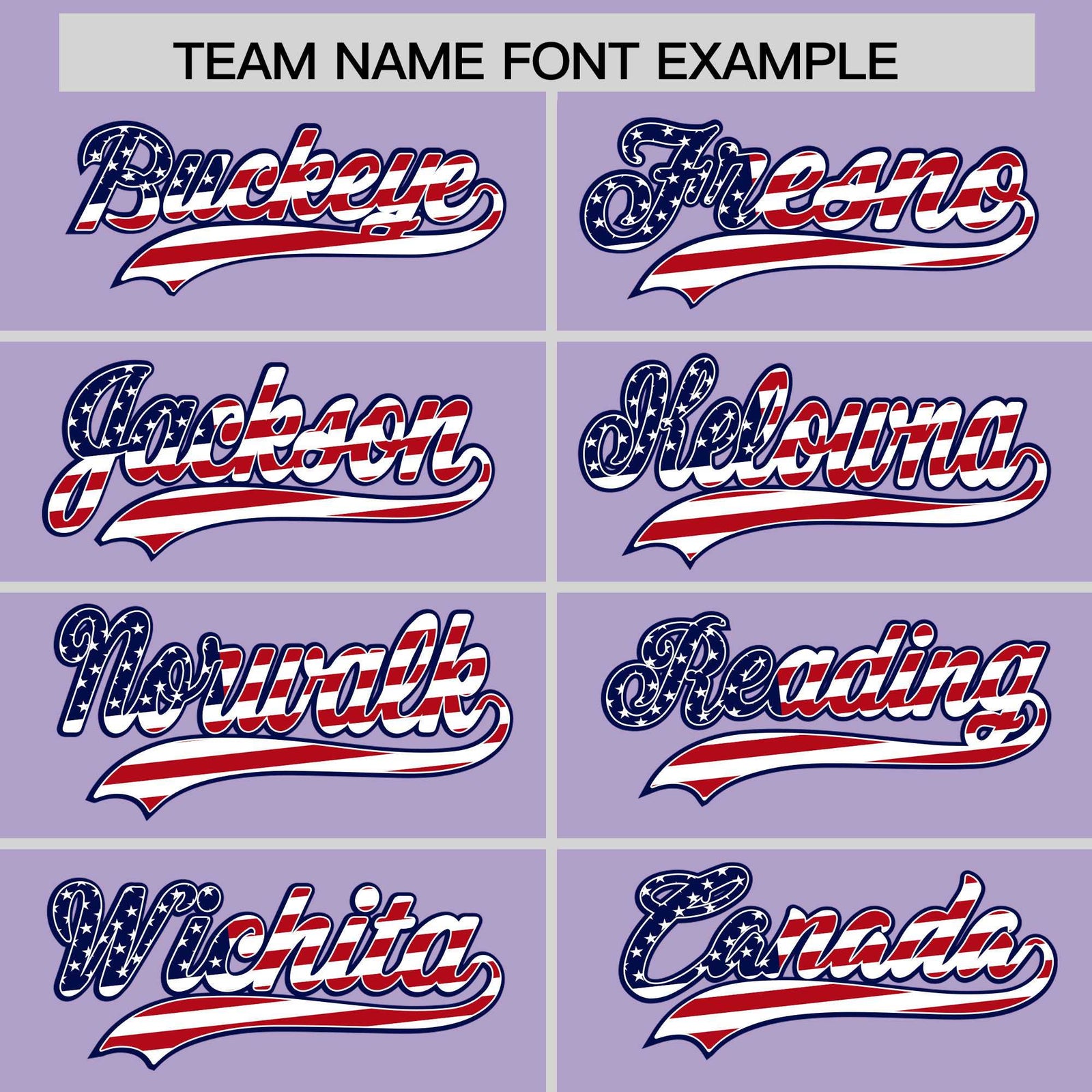 Custom Light Purple American Flag Design Personalized Baseball Jersey