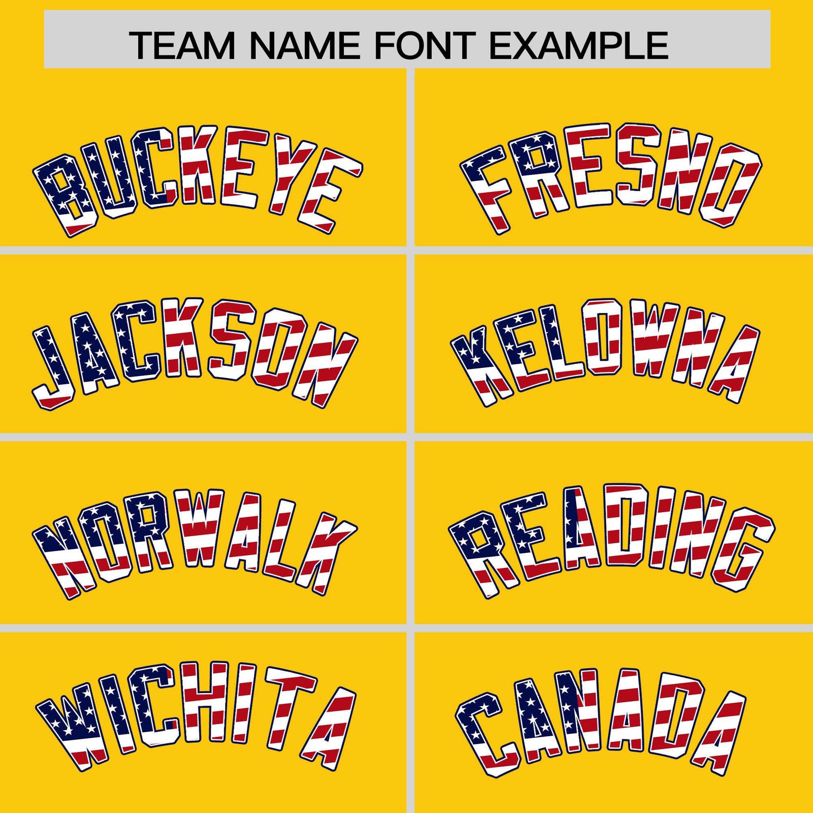 Custom Gold American Flag Design Personalized Baseball Jersey