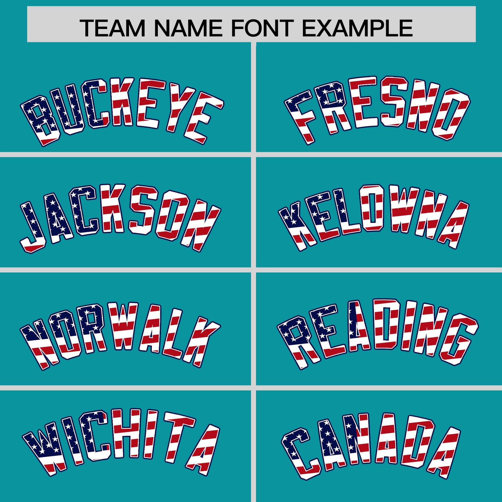 Custom Aqua American Flag Design Personalized Baseball Jersey