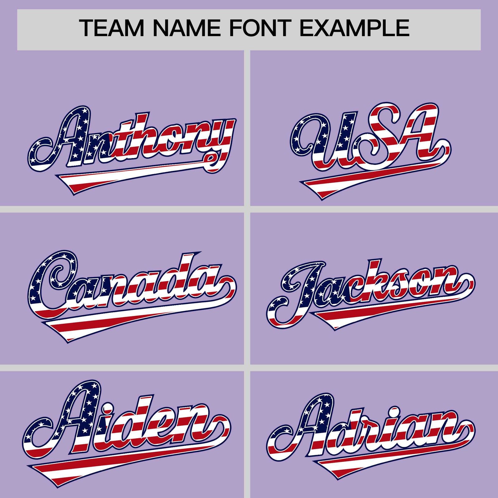 Custom Light Purple American Flag Design Personalized Baseball Jersey