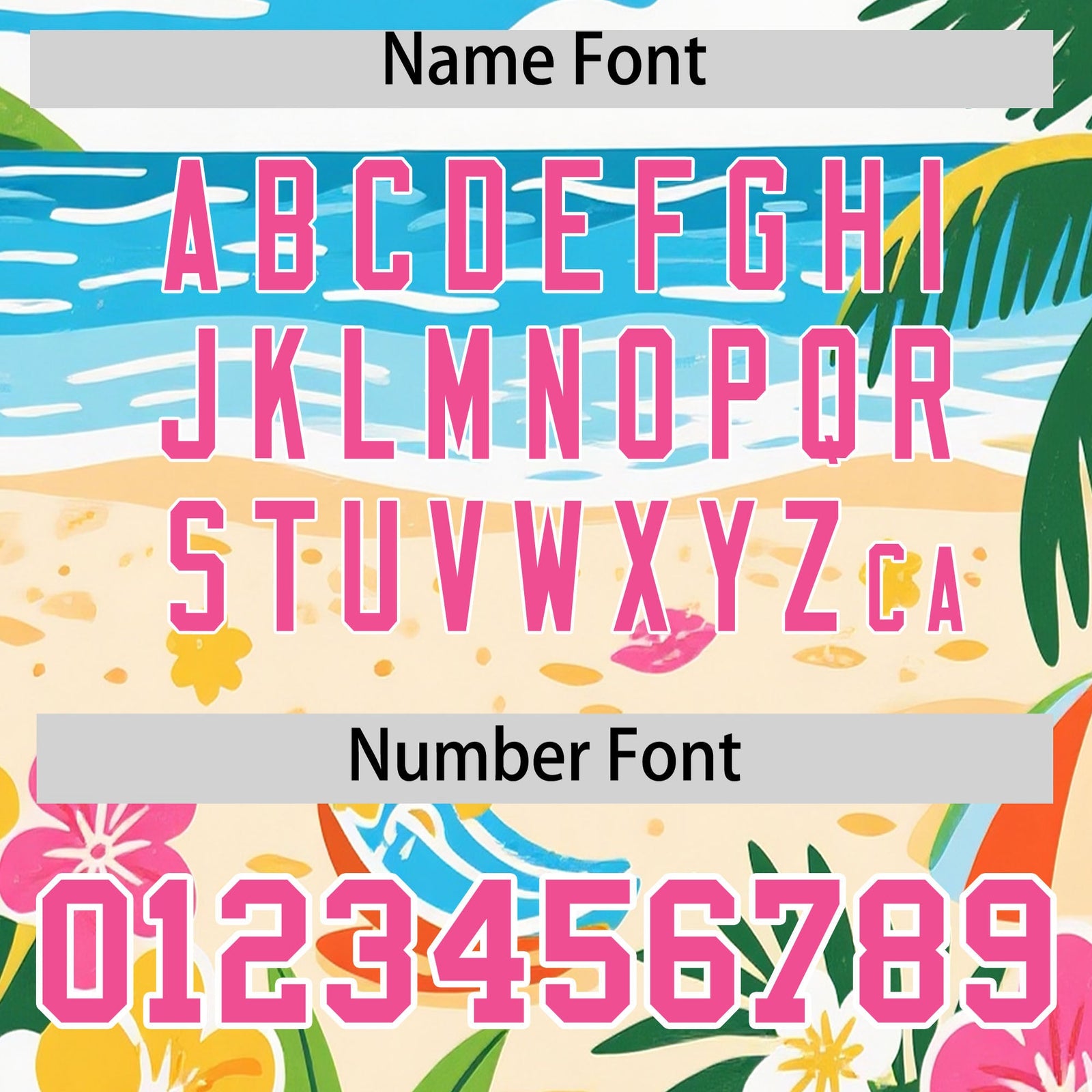 Custom White Pink Palm Tree Pattern Graffiti Hawaiian Style Baseball Jersey| KXKSHOP