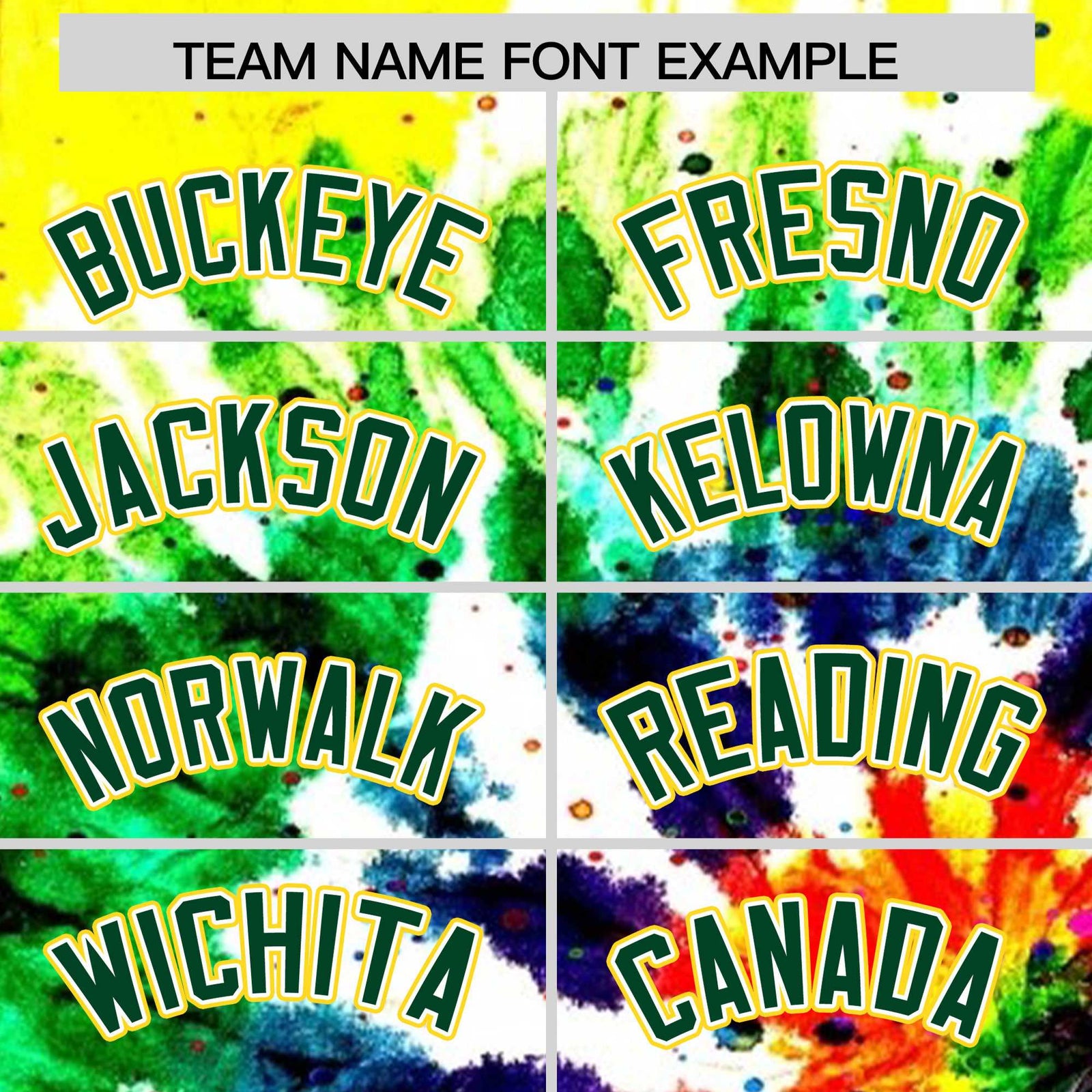 Custom Multi Color Tie-Dye Graffiti Pattern Authentic Baseball Jersey