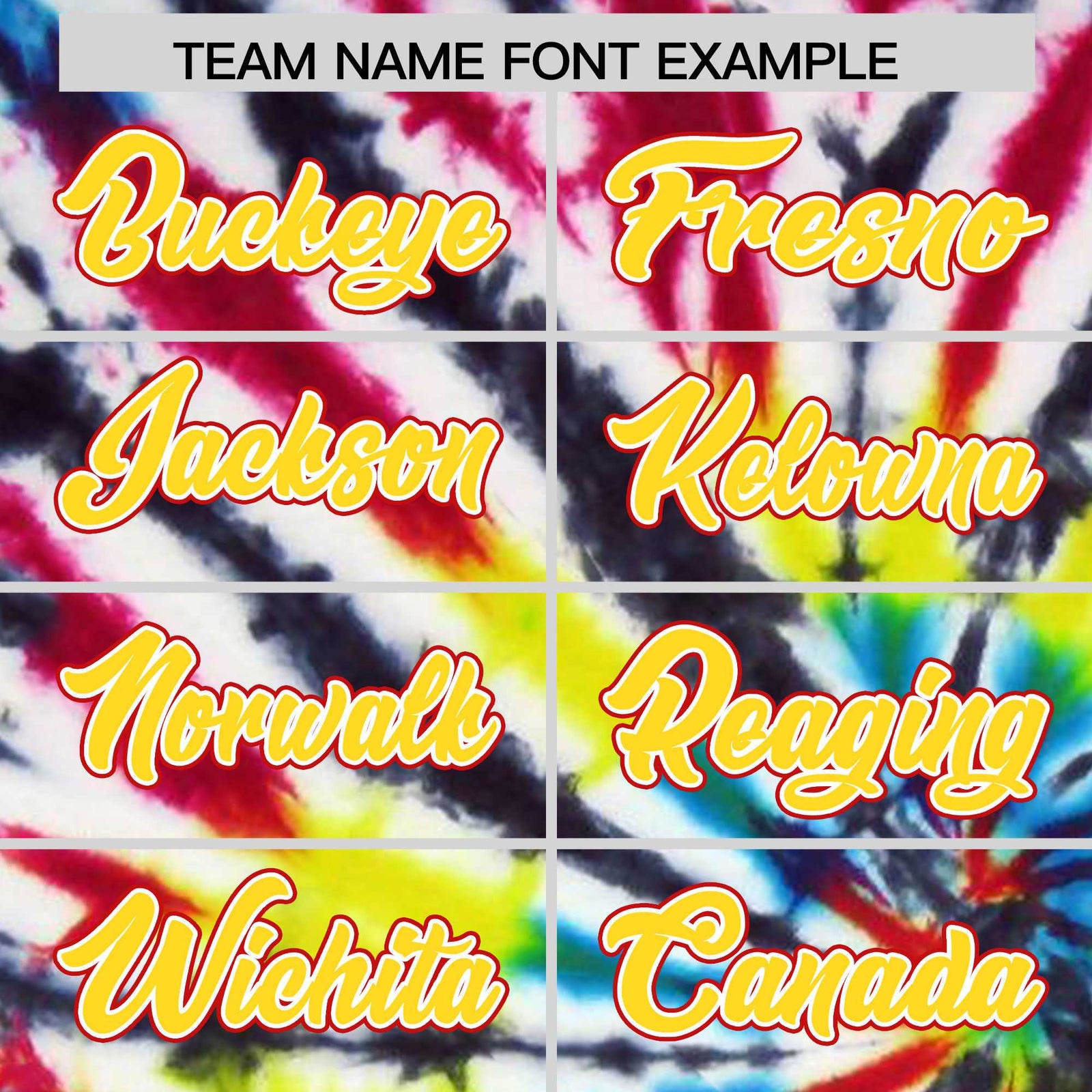 Custom Multi Color Tie-Dye Graffiti Pattern Authentic Baseball Jersey