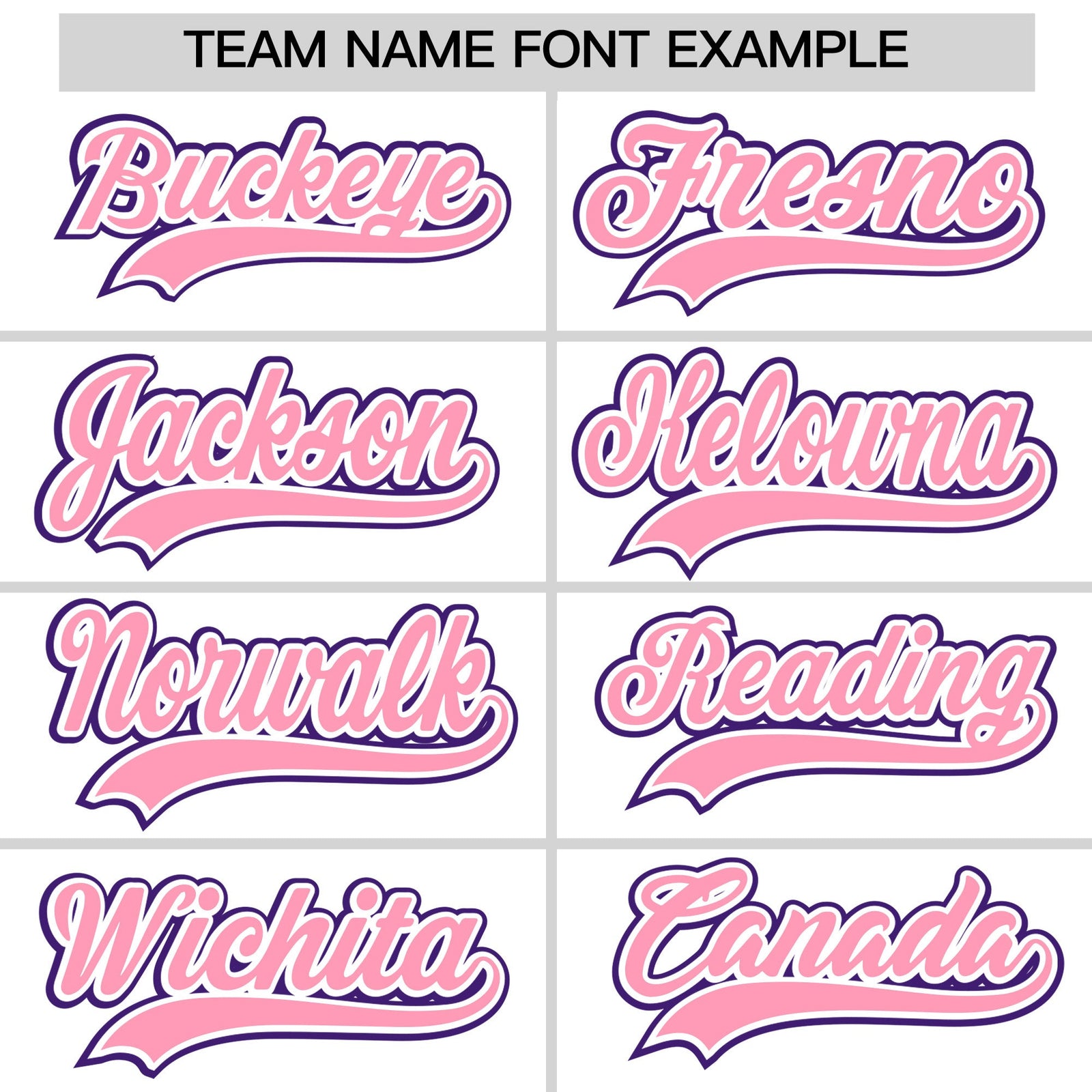 Custom White Light Pink Purple Classic Style Stitched Sports Uniform For Men Women Youth Personalized Quick Dry Baseball Jersey| KXKSHOP