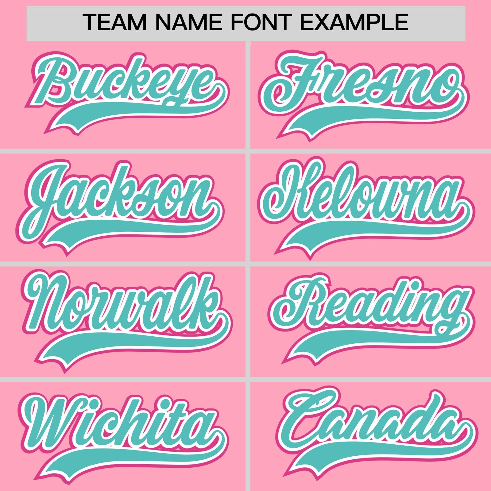 Custom Light Pink Rose Red Teal Classic Style Stitched Sports Uniform For Men Women Youth Personalized Quick Dry Baseball Jersey| KXKSHOP