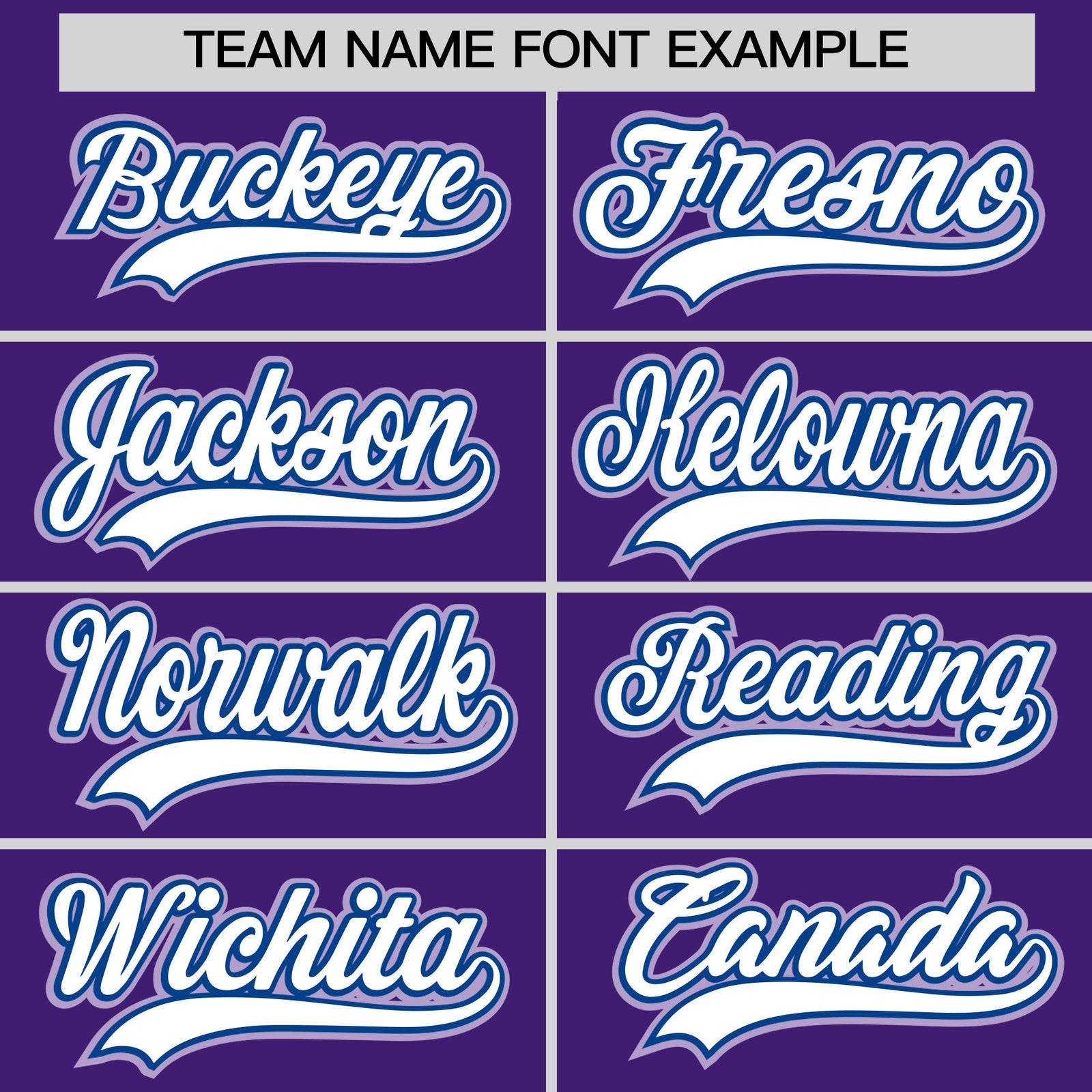 Custom Purple White Royal Classic Style Stitched Sports Uniform For Men Women Youth Personalized Quick Dry Baseball Jersey| KXKSHOP