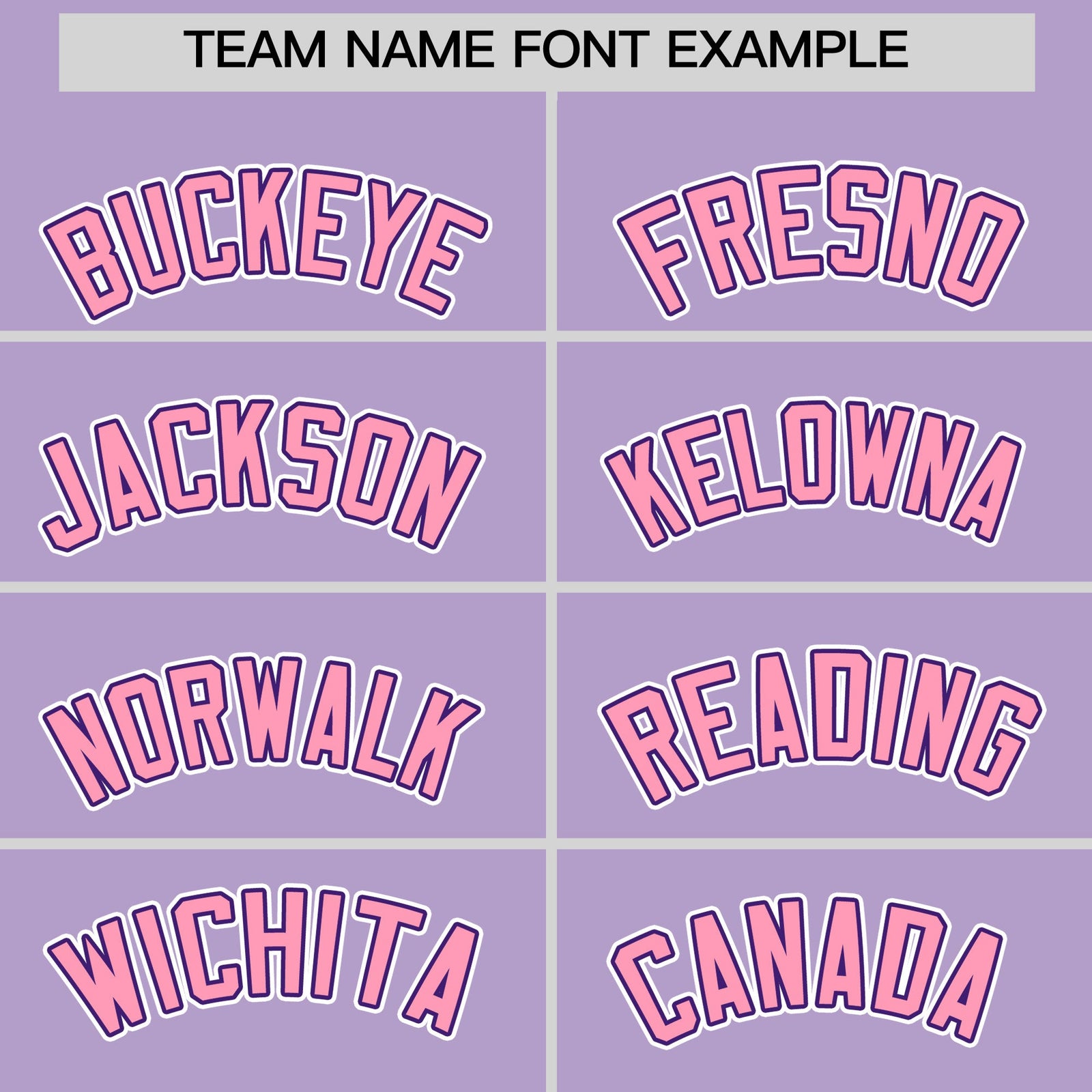Custom Light Purple White Purple Classic Style Stitched Sports Uniform For Men Women Youth Personalized Quick Dry Baseball Jersey| KXKSHOP