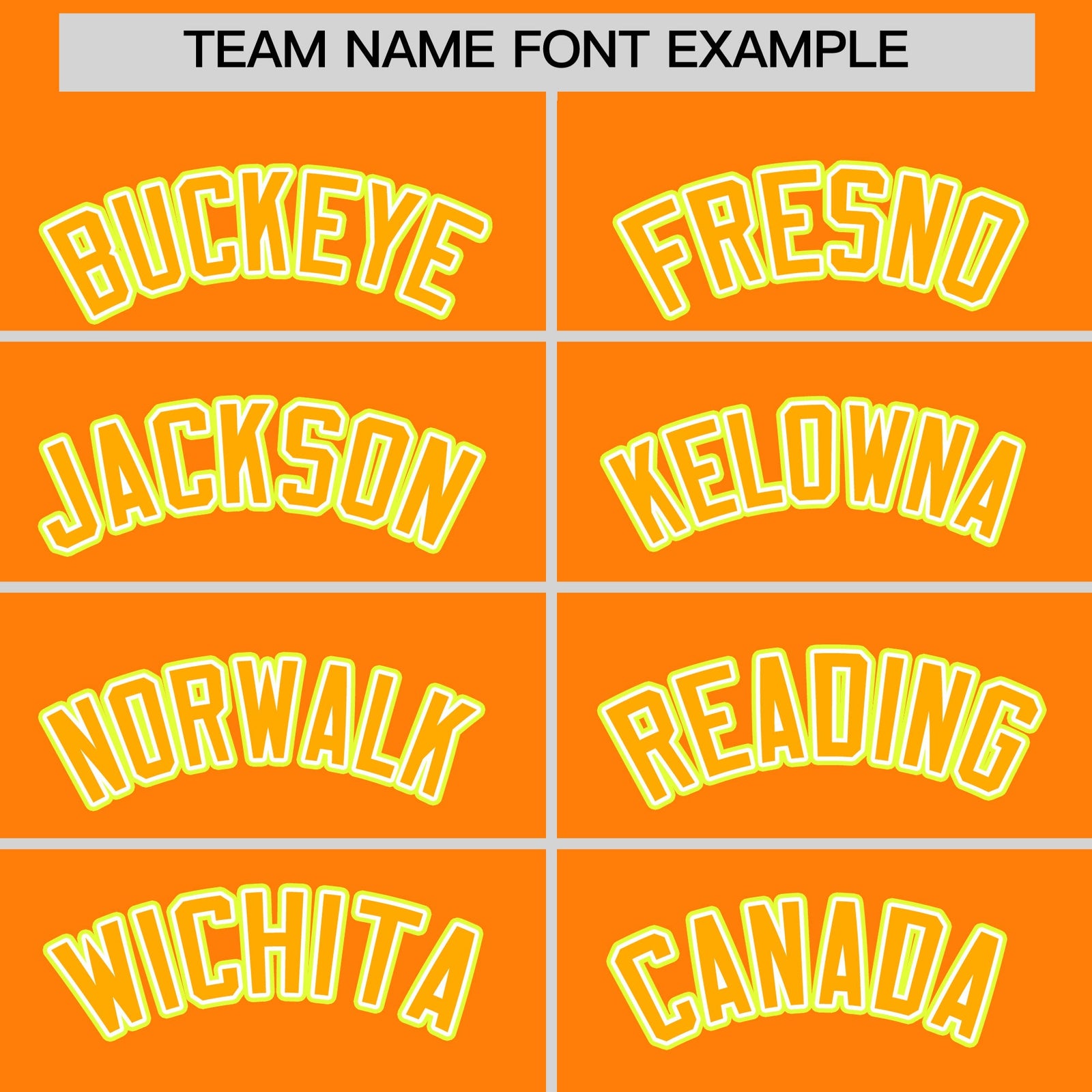 Custom Orange Yellow White Classic Style Stitched Sports Uniform For Men Women Youth Personalized Quick Dry Baseball Jersey| KXKSHOP