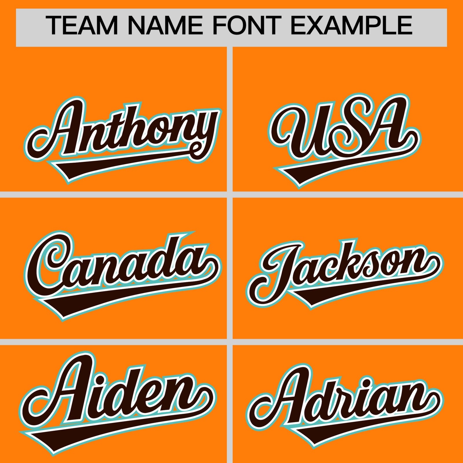 Custom Orange Brown White Classic Style Stitched Sports Uniform For Men Women Youth Personalized Quick Dry Baseball Jersey| KXKSHOP