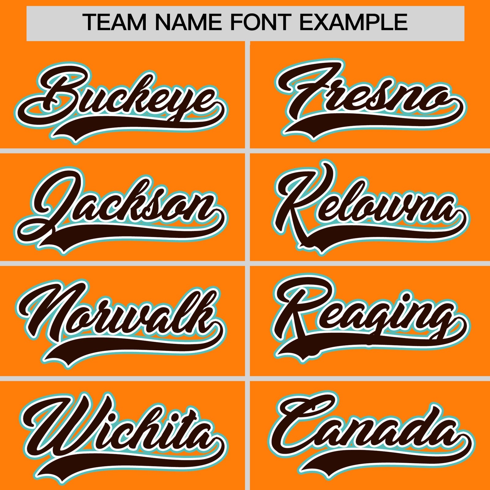 Custom Orange Brown White Classic Style Stitched Sports Uniform For Men Women Youth Personalized Quick Dry Baseball Jersey| KXKSHOP