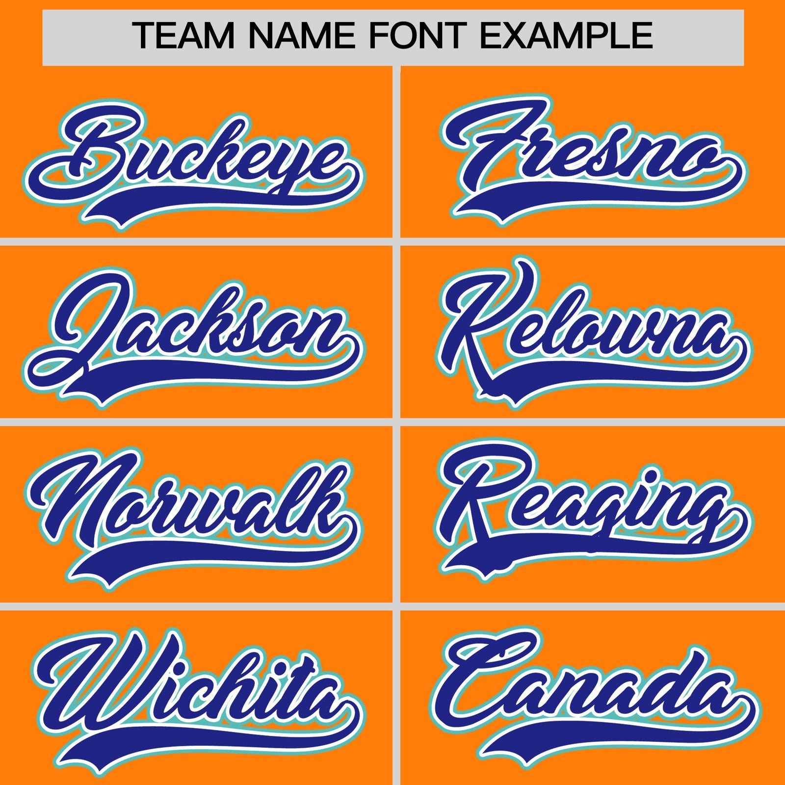 Custom Orange White Royal Classic Style Stitched Sports Uniform For Men Women Youth Personalized Lightweight Baseball Jersey| KXKSHOP