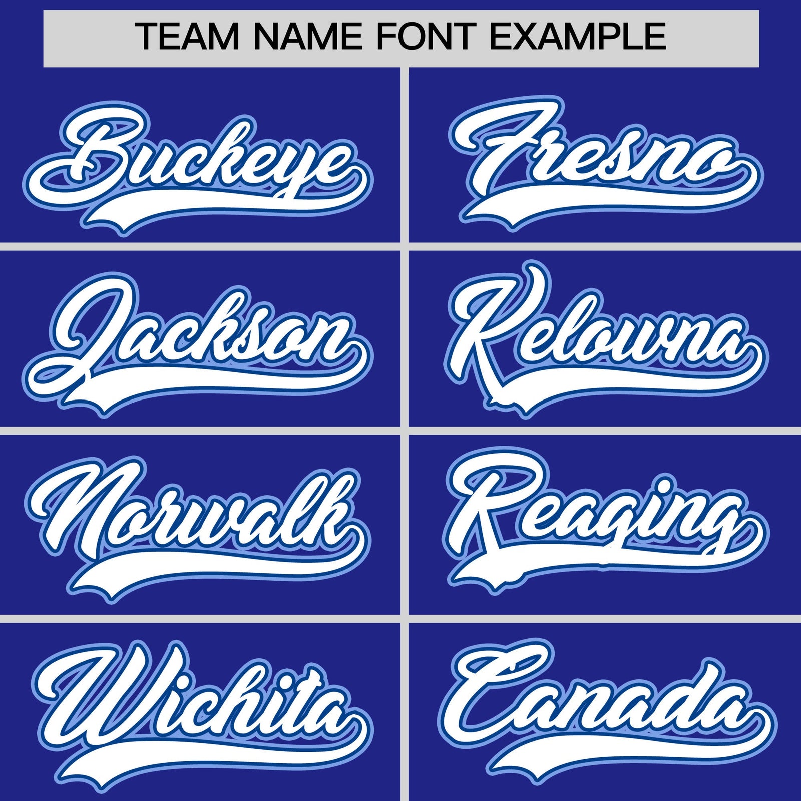 Custom Royal White Light Blue Classic Style Stitched Sports Uniform For Men Women Youth Personalized Lightweight Baseball Jersey| KXKSHOP