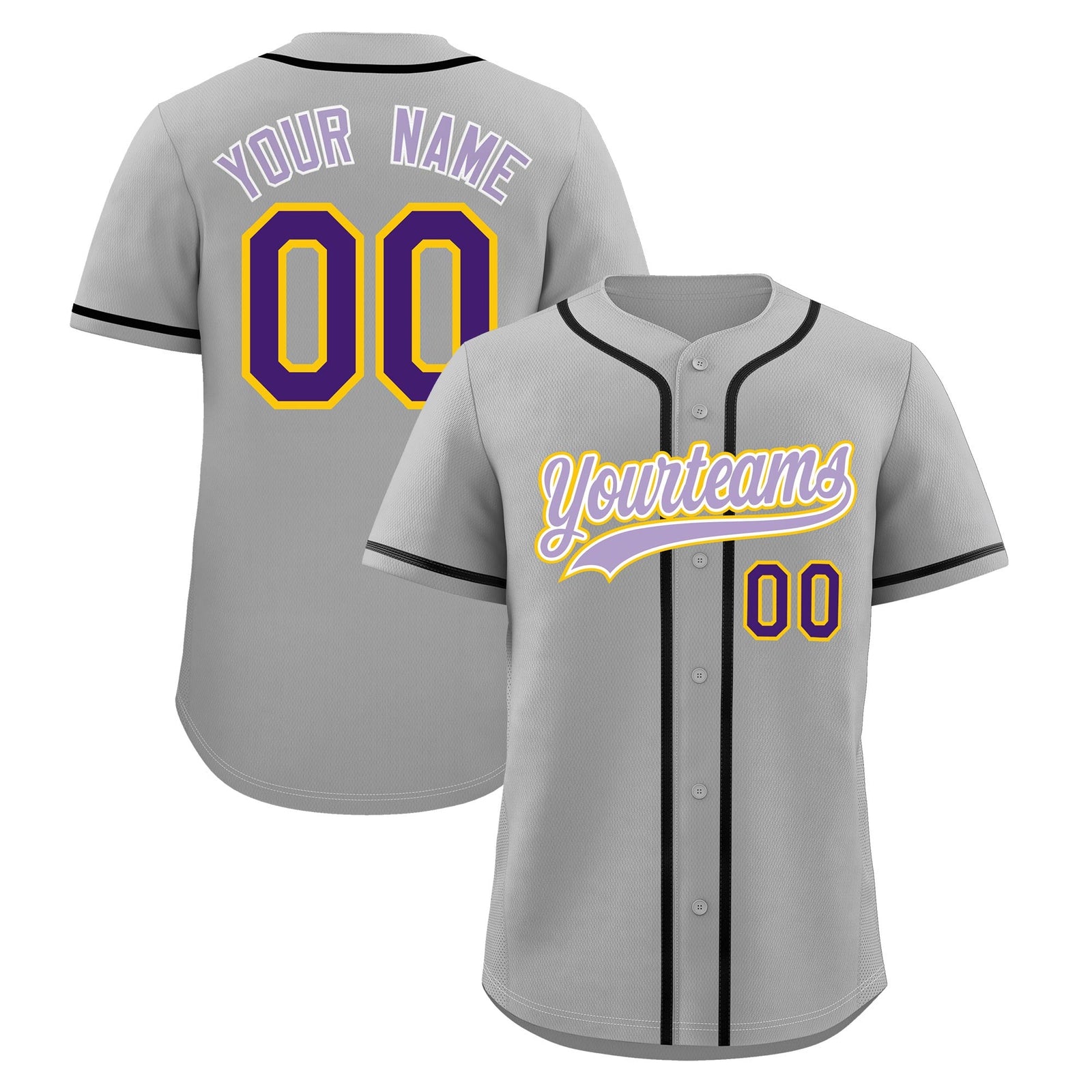 Custom Light Gray Classic Style Stitched Sports Uniform Personalized For Teams Lightweight Baseball Jersey| KXKSHOP