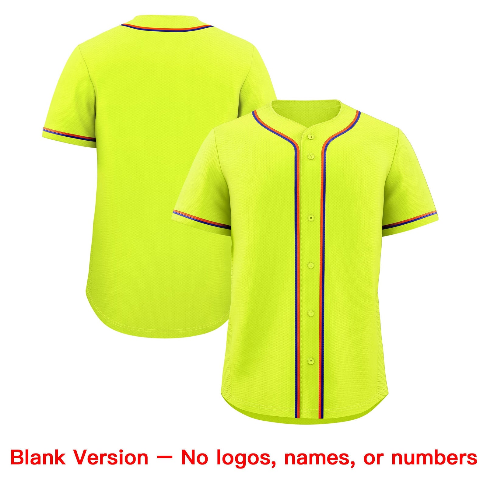 Custom Fluorescent Green Classic Style Stitched Sports Uniform Personalized For Teams Quick Dry Baseball Jersey| KXKSHOP