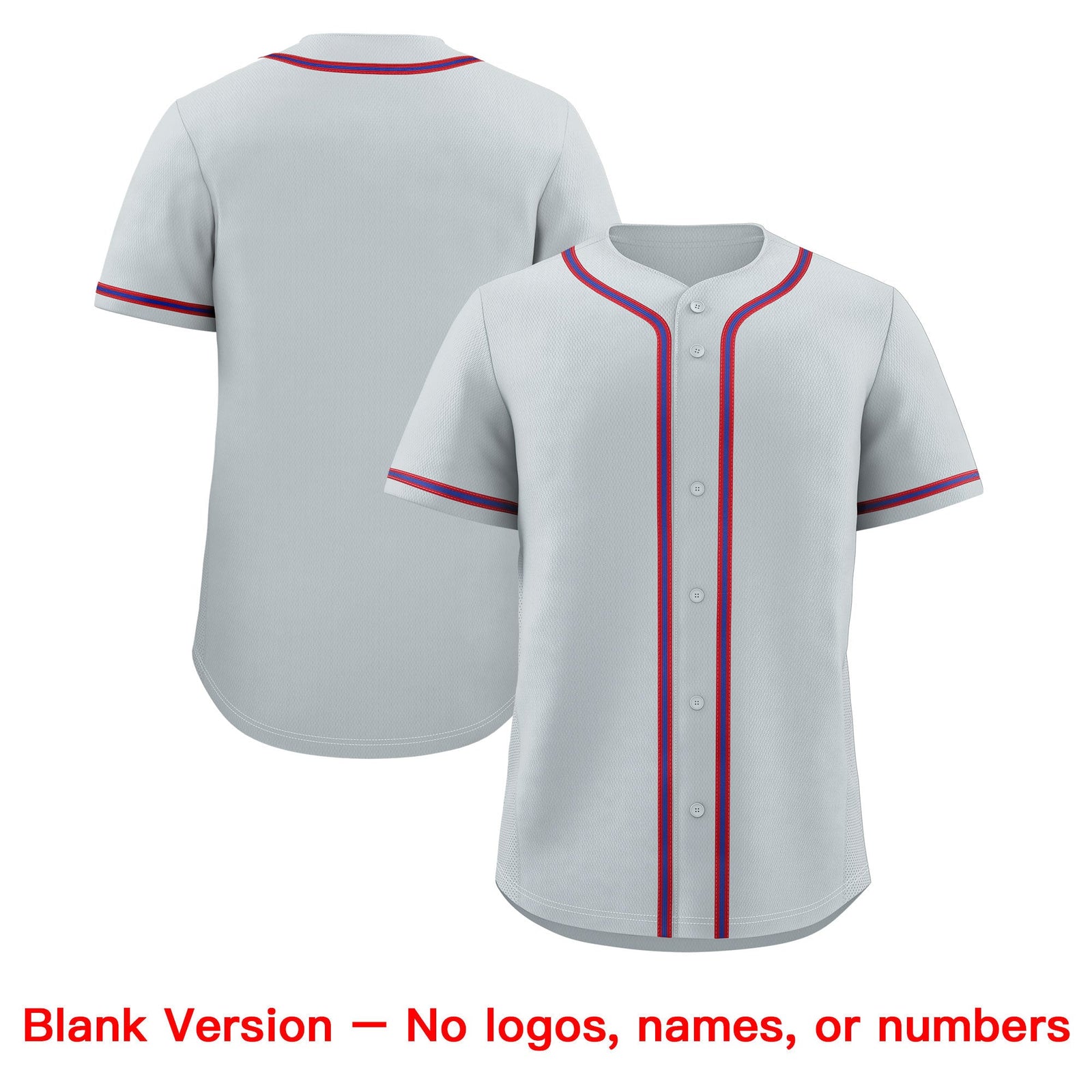 Custom Silver Classic Style Stitched Sports Uniform Personalized For Teams Quick Dry Baseball Jersey| KXKSHOP