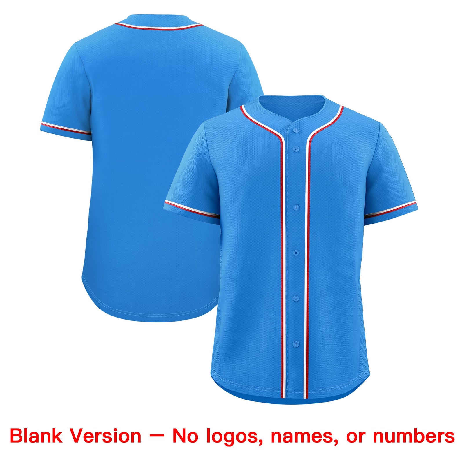 Custom Light Blue Classic Style Stitched Sports Uniform Personalized For Teams Quick Dry Baseball Jersey| KXKSHOP