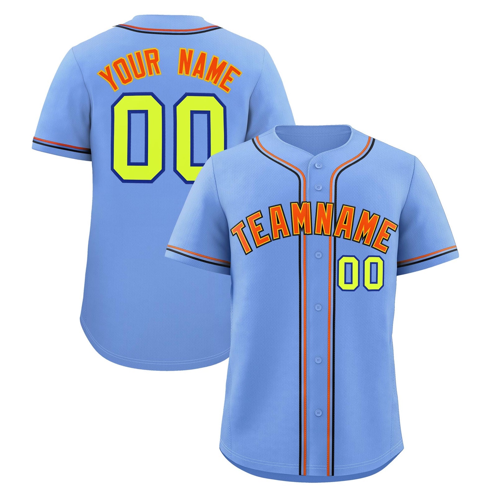 Custom Light Blue Classic Style Stitched Sports Uniform Personalized For Teams Lightweight Baseball Jersey| KXKSHOP
