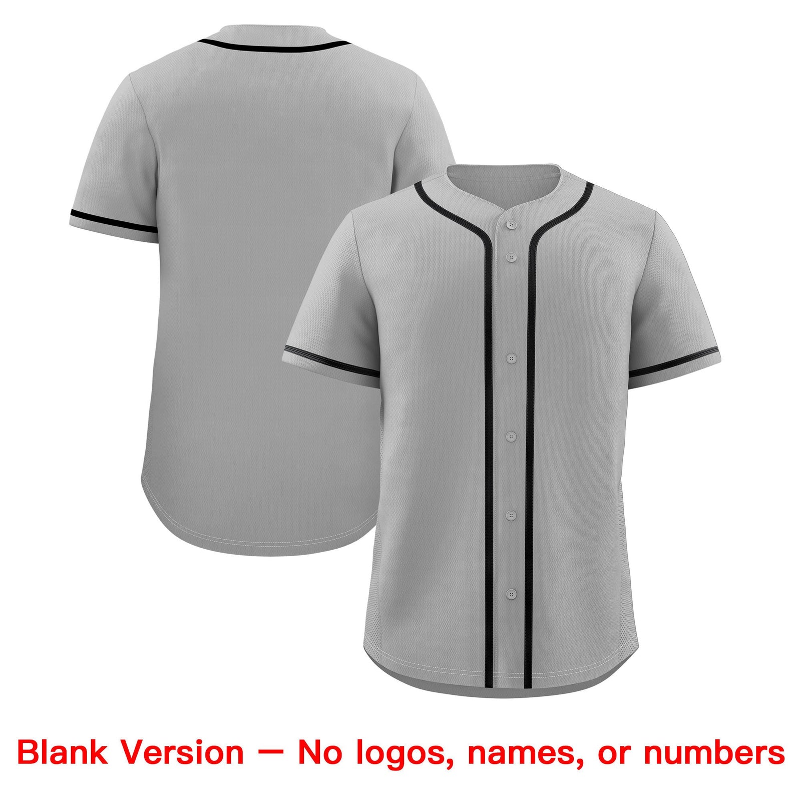 Custom Light Gray Classic Style Stitched Sports Uniform Personalized For Teams Lightweight Baseball Jersey| KXKSHOP