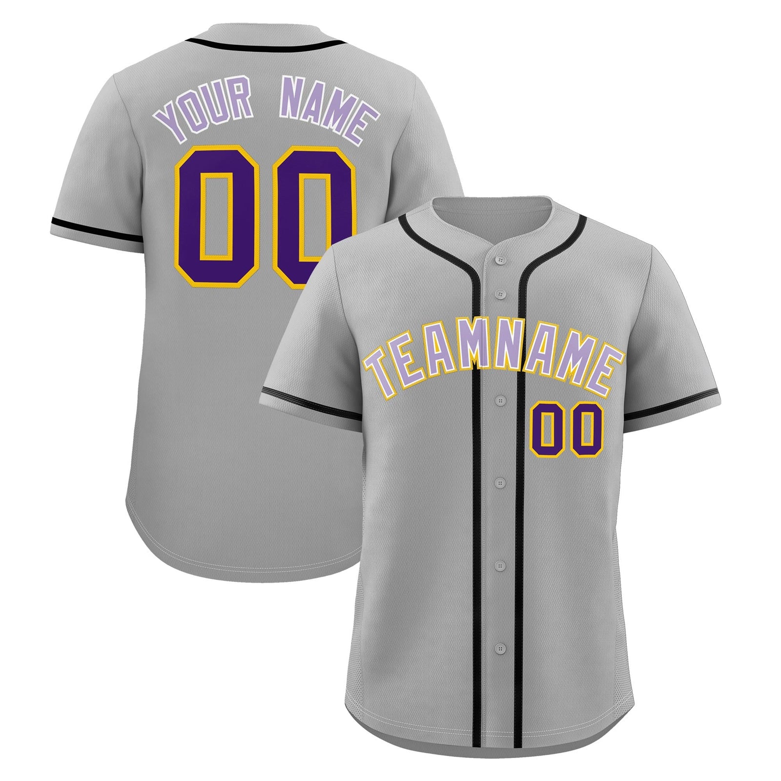 Custom Light Gray Classic Style Stitched Sports Uniform Personalized For Teams Lightweight Baseball Jersey| KXKSHOP