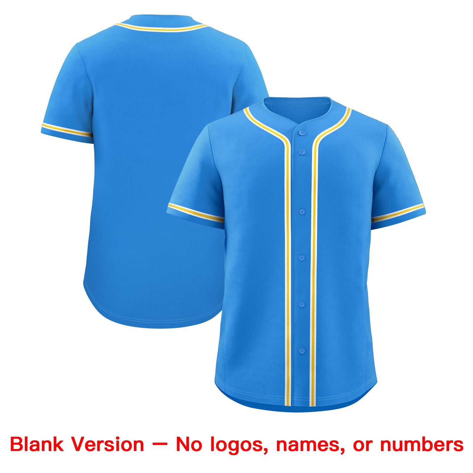 Custom Light Blue Classic Style Stitched Sports Uniform Personalized For Teams Lightweight Baseball Jersey| KXKSHOP