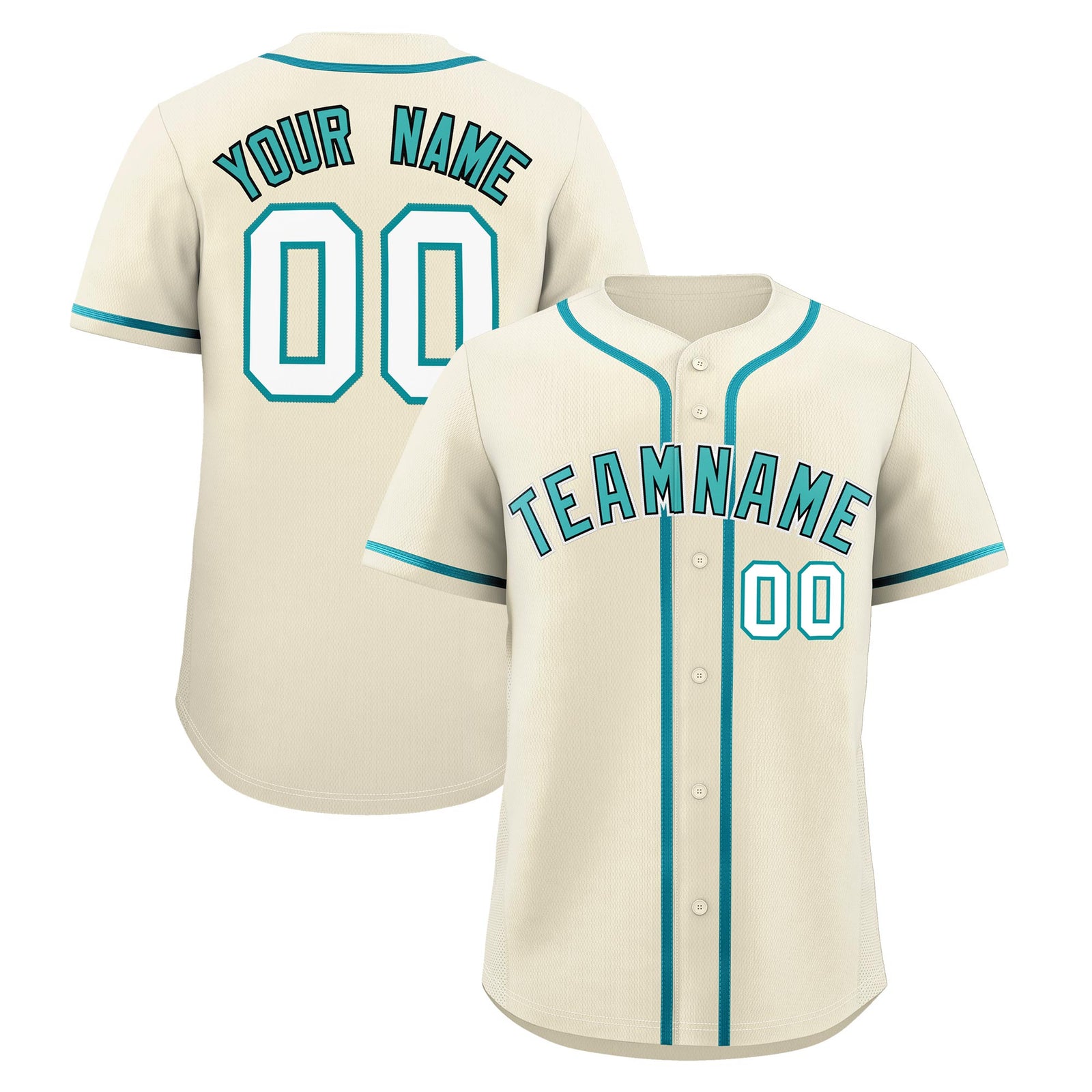 Custom Cream Classic Style Stitched Sports Uniform Personalized For Teams Lightweight Baseball Jersey| KXKSHOP