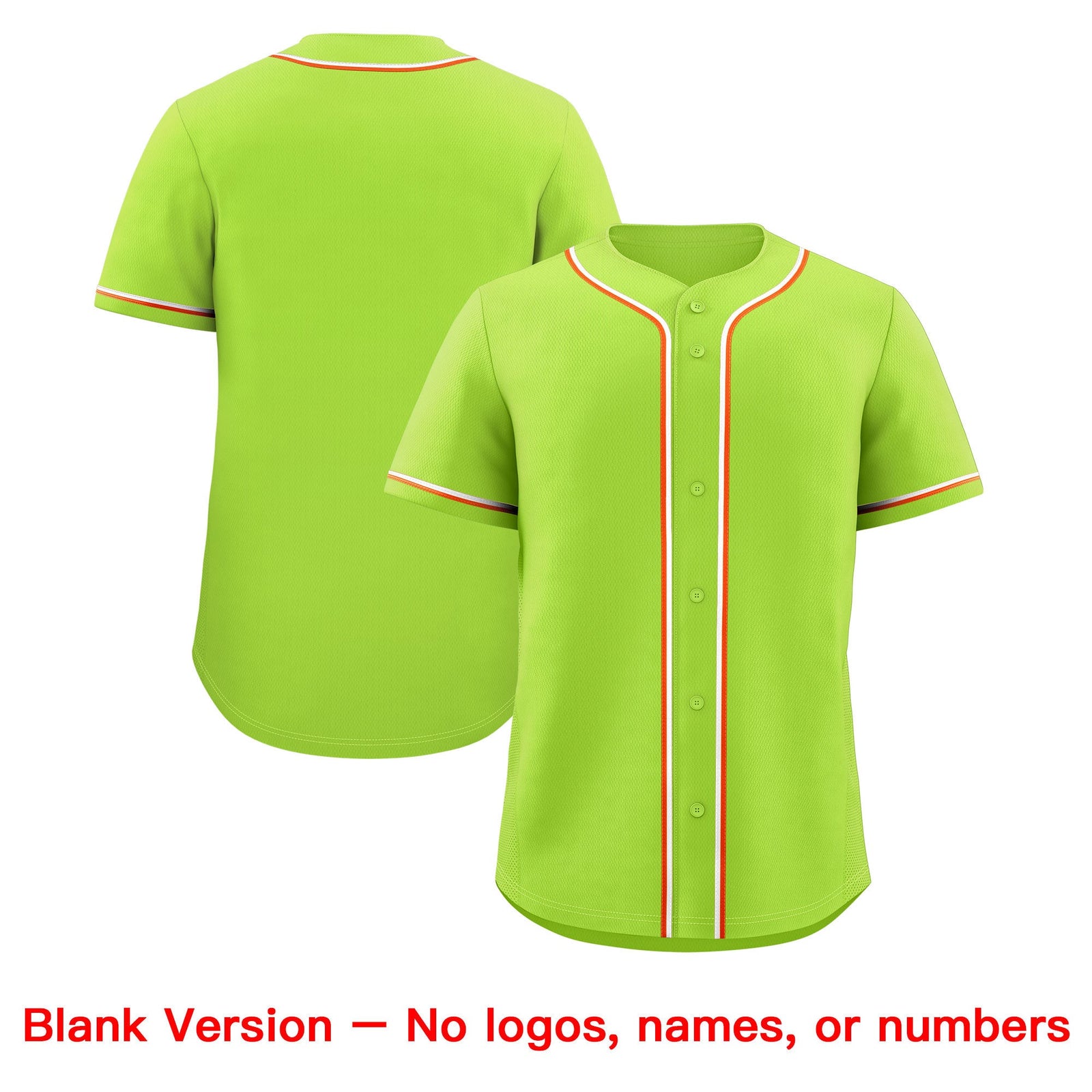 Custom Neon Green Classic Style Stitched Sports Uniform Personalized For Teams Lightweight Baseball Jersey| KXKSHOP