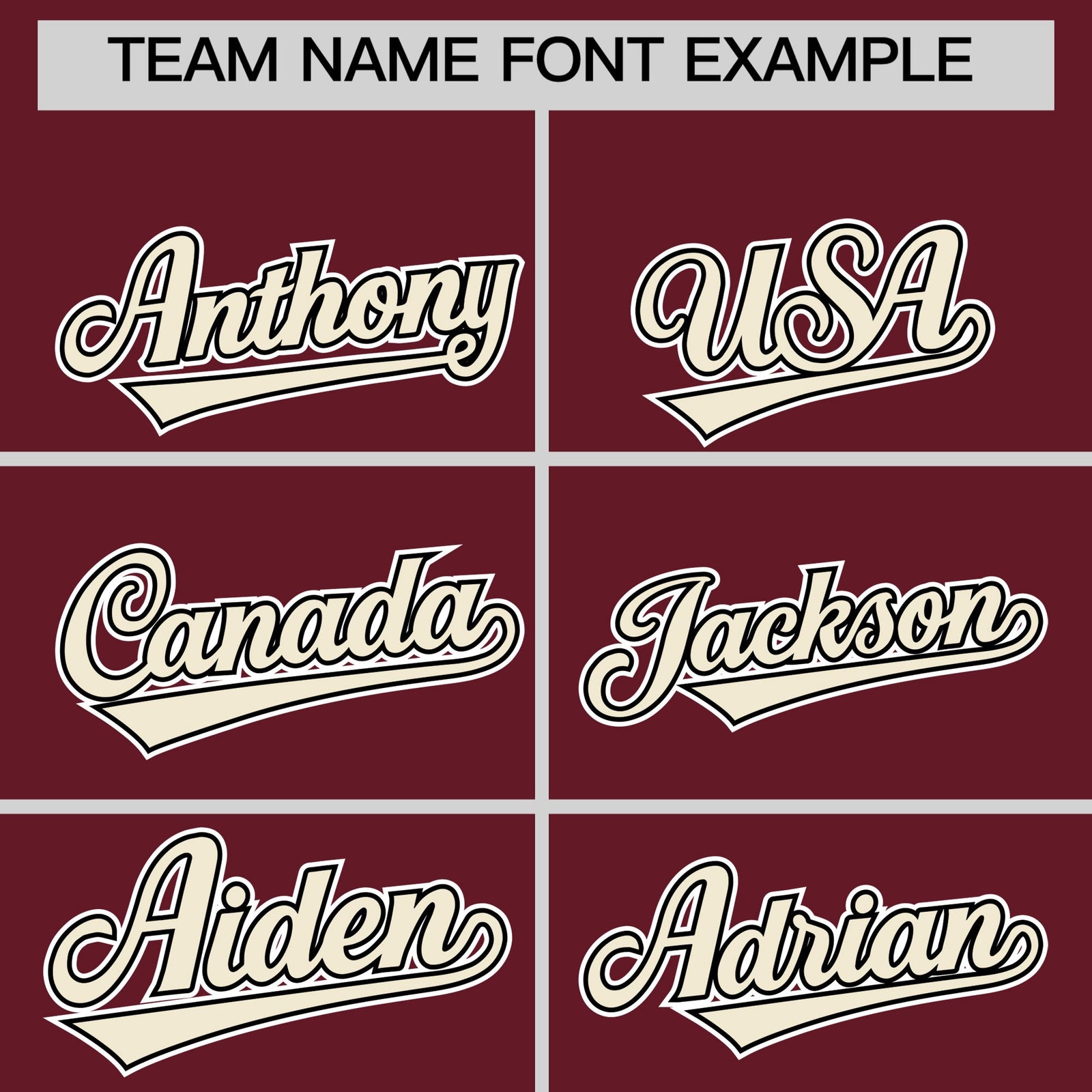 Custom Maroon Classic Style Stitched Sports Uniform Personalized For Teams Quick Dry Baseball Jersey| KXKSHOP