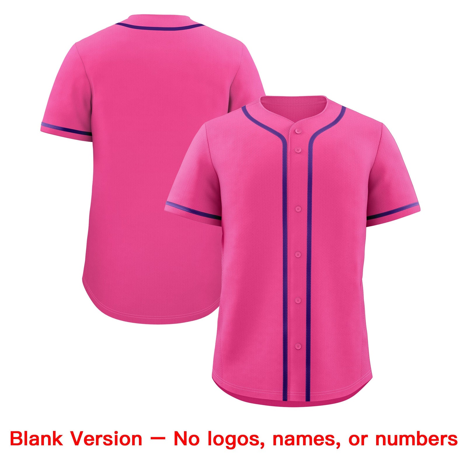 Custom Pink Classic Style Stitched Sports Uniform Personalized For Teams Quick Dry Baseball Jersey| KXKSHOP
