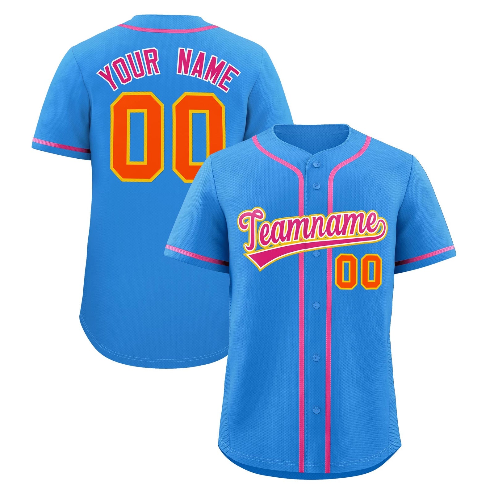 Custom Light Blue Classic Style Stitched Sports Uniform Personalized For Teams Lightweight Baseball Jersey| KXKSHOP