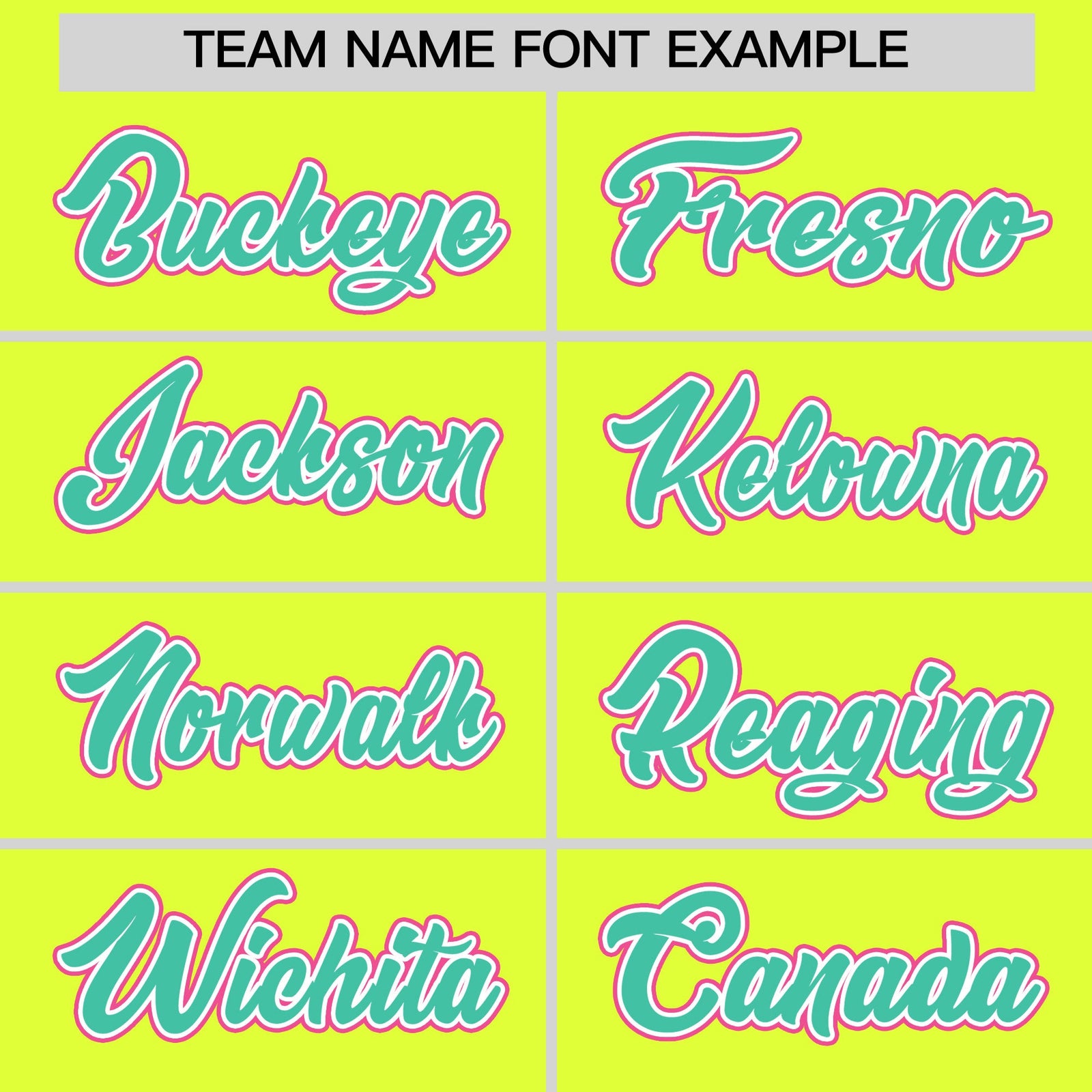 Custom Fluorescent Green Classic Style Stitched Sports Uniform Personalized For Teams Quick Dry Baseball Jersey| KXKSHOP