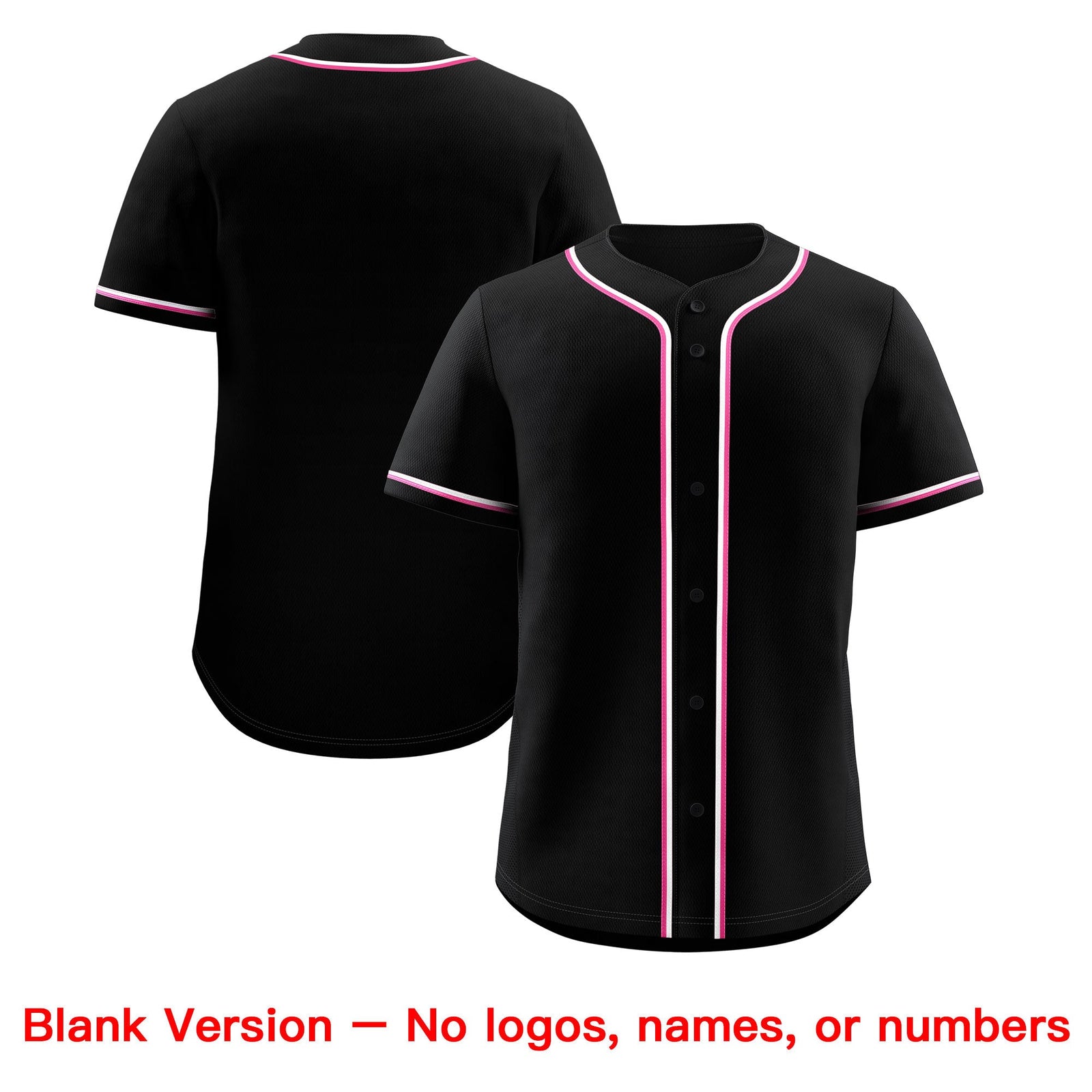 Custom Black Classic Style Stitched Sports Uniform Personalized For Teams Lightweight Baseball Jersey| KXKSHOP